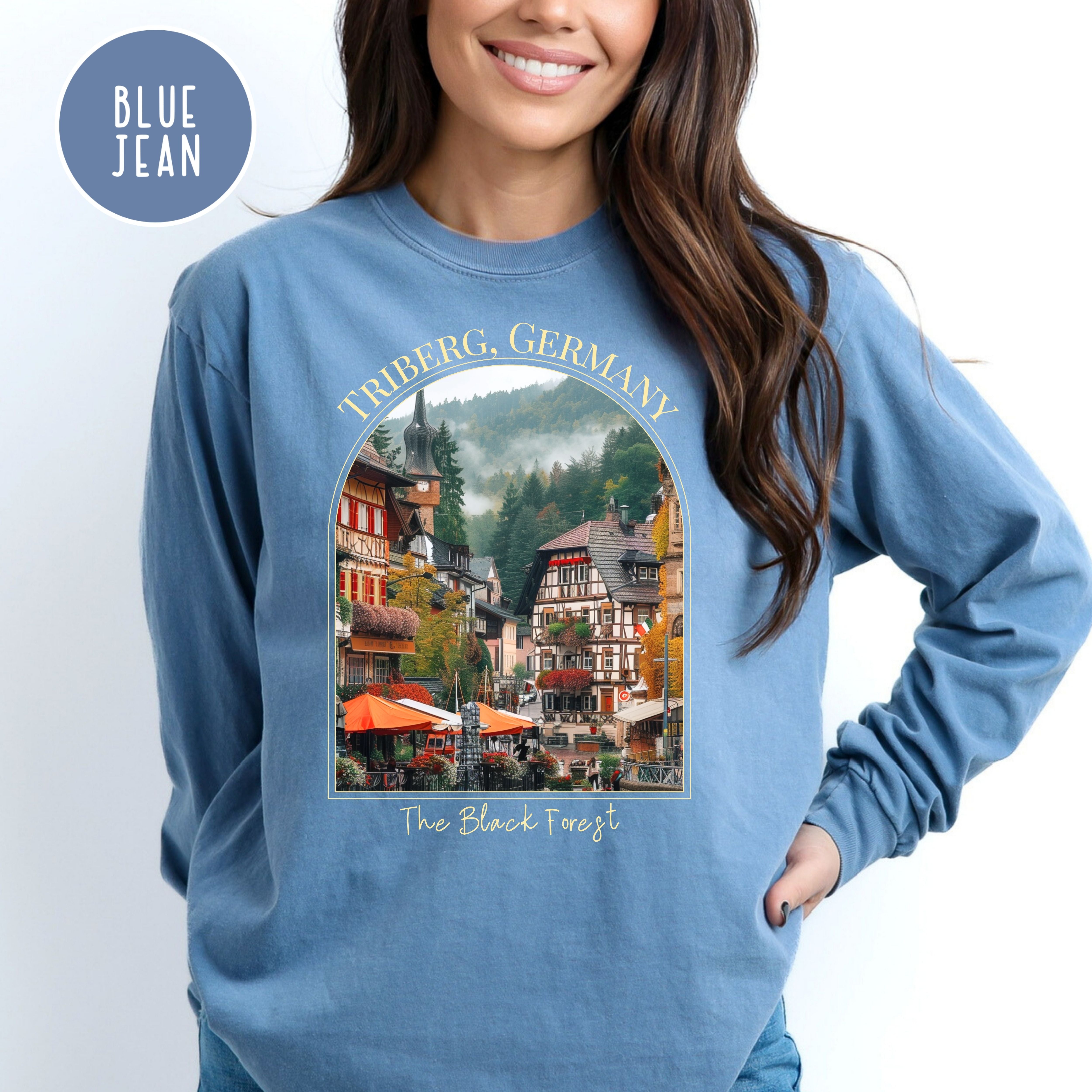 Triberg Germany Black Forest Comfort Colors® Long Sleeve Tee
