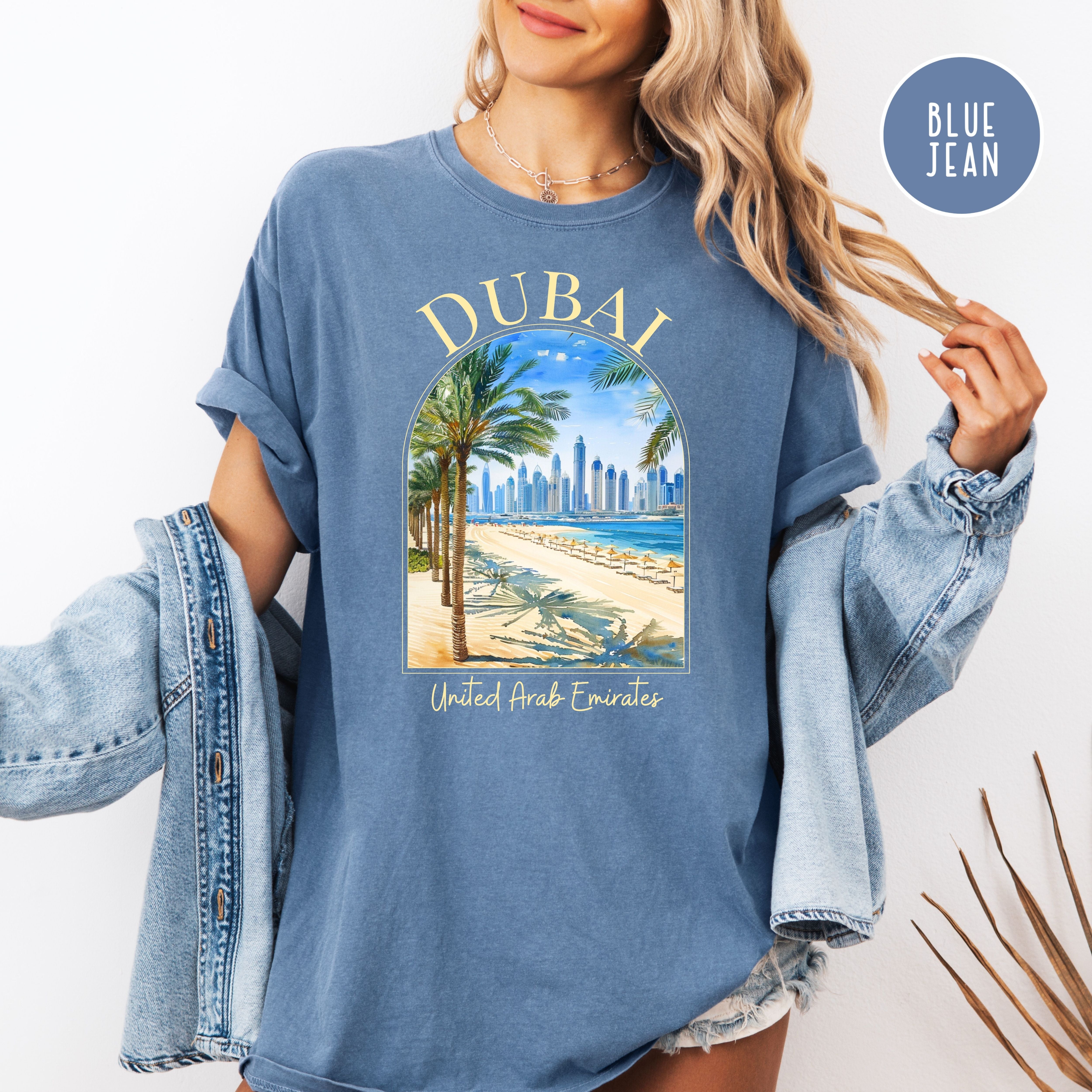 Dubai Comfort Colors Vacation Gift Tee Shirt