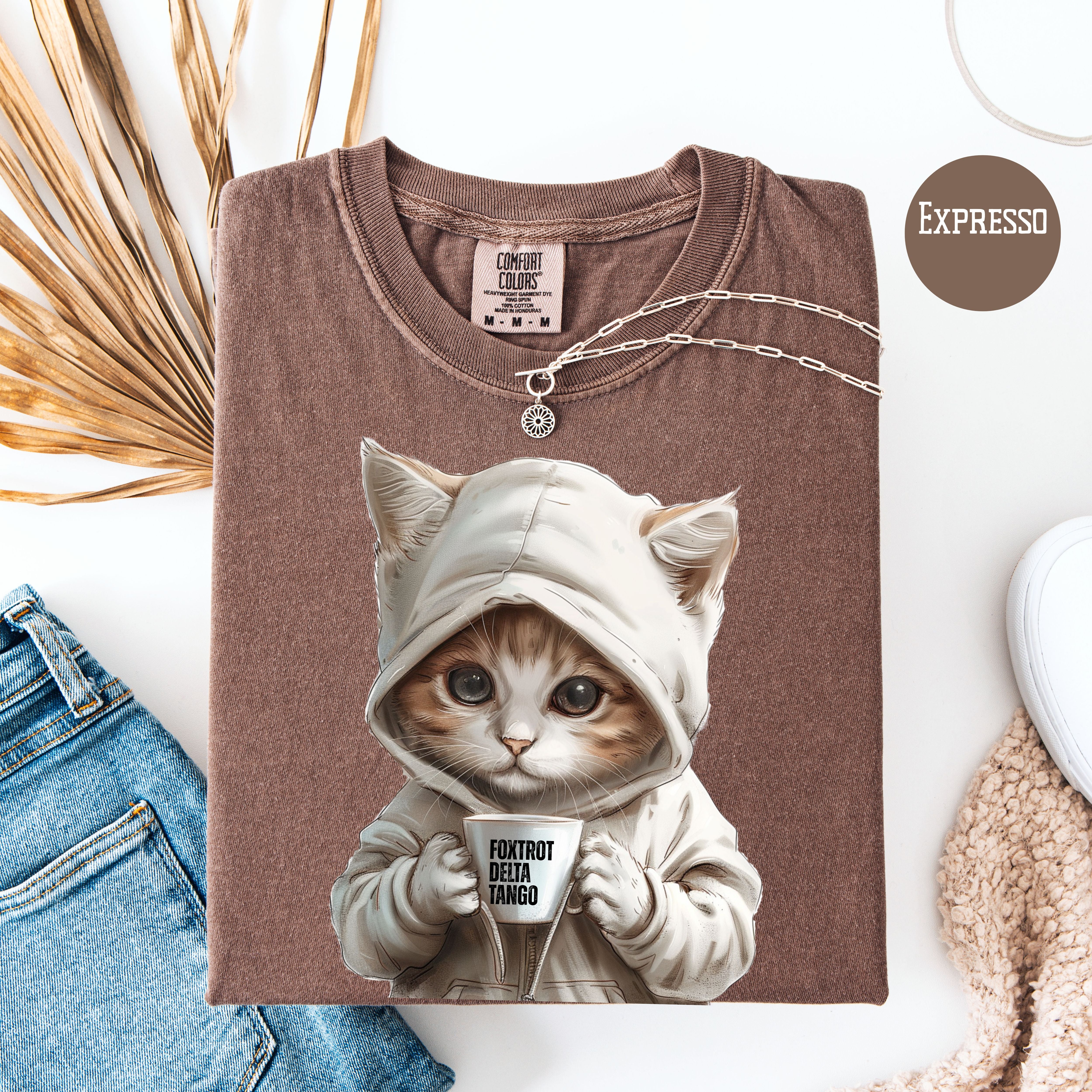 Anti-Trump Cat Lover Comfort Colors Foxtrot Delta Tango Political Protest Tee
