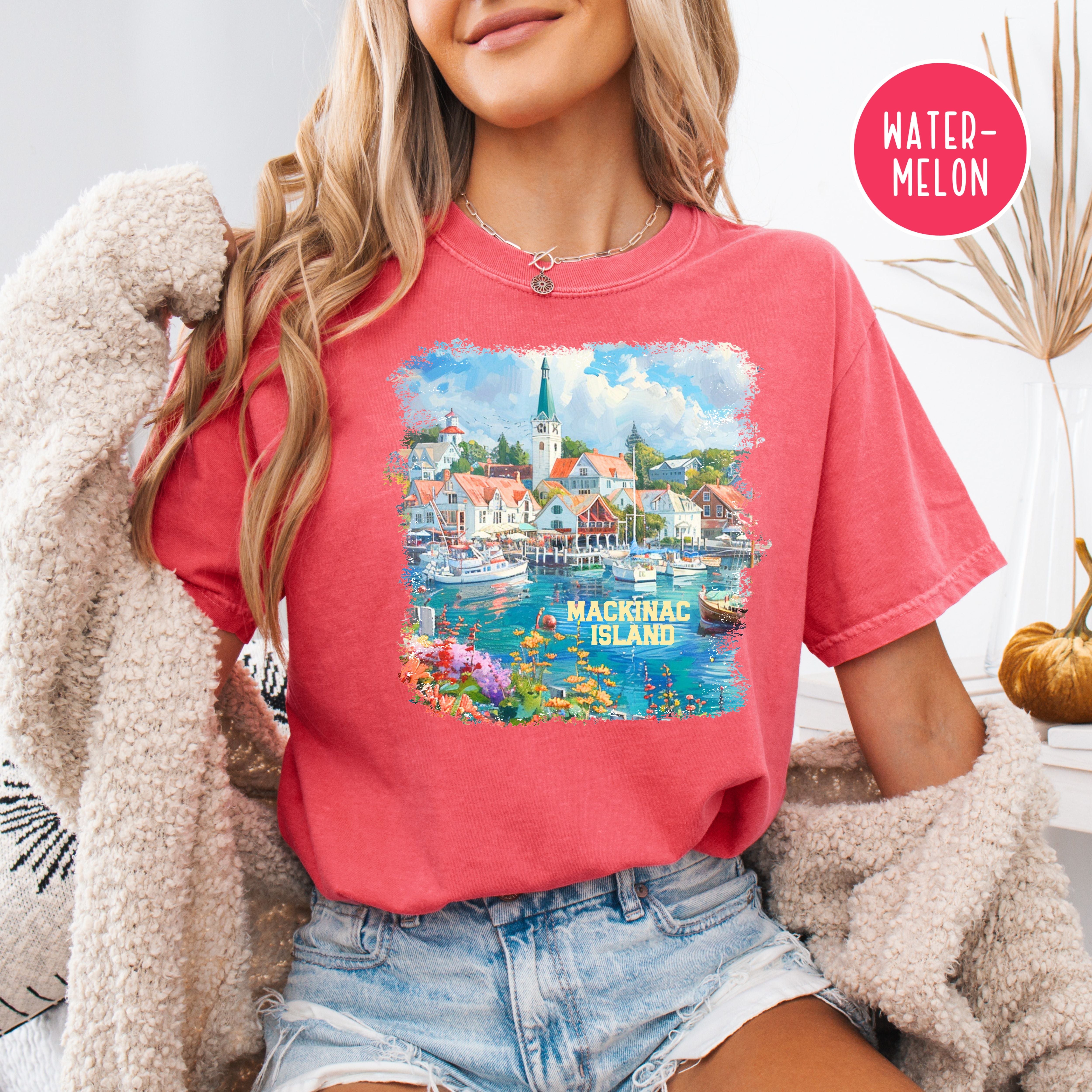 Mackinac Island Michigan Comfort Colors® Tee