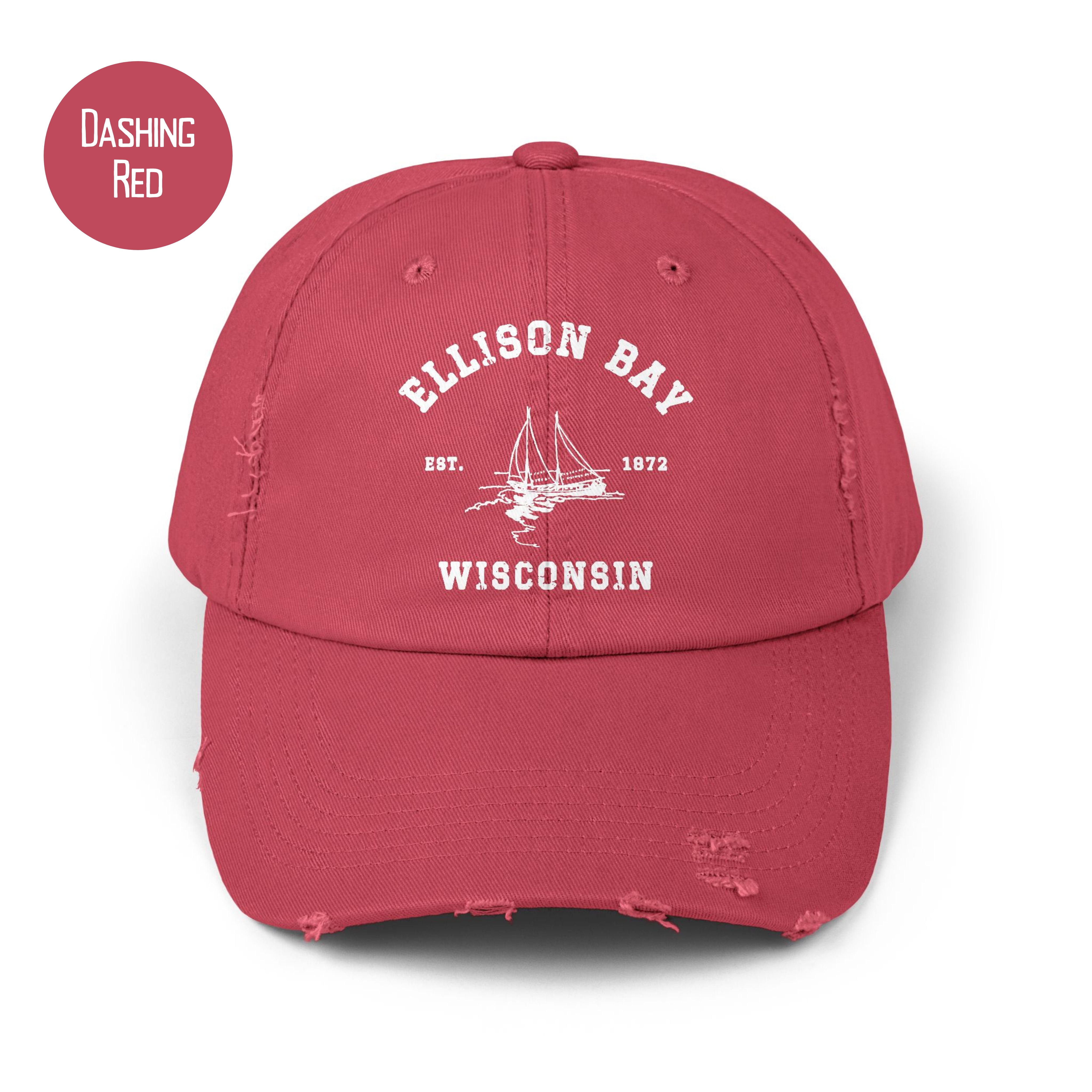 Ellison Bay Grunge Style Baseball Caps