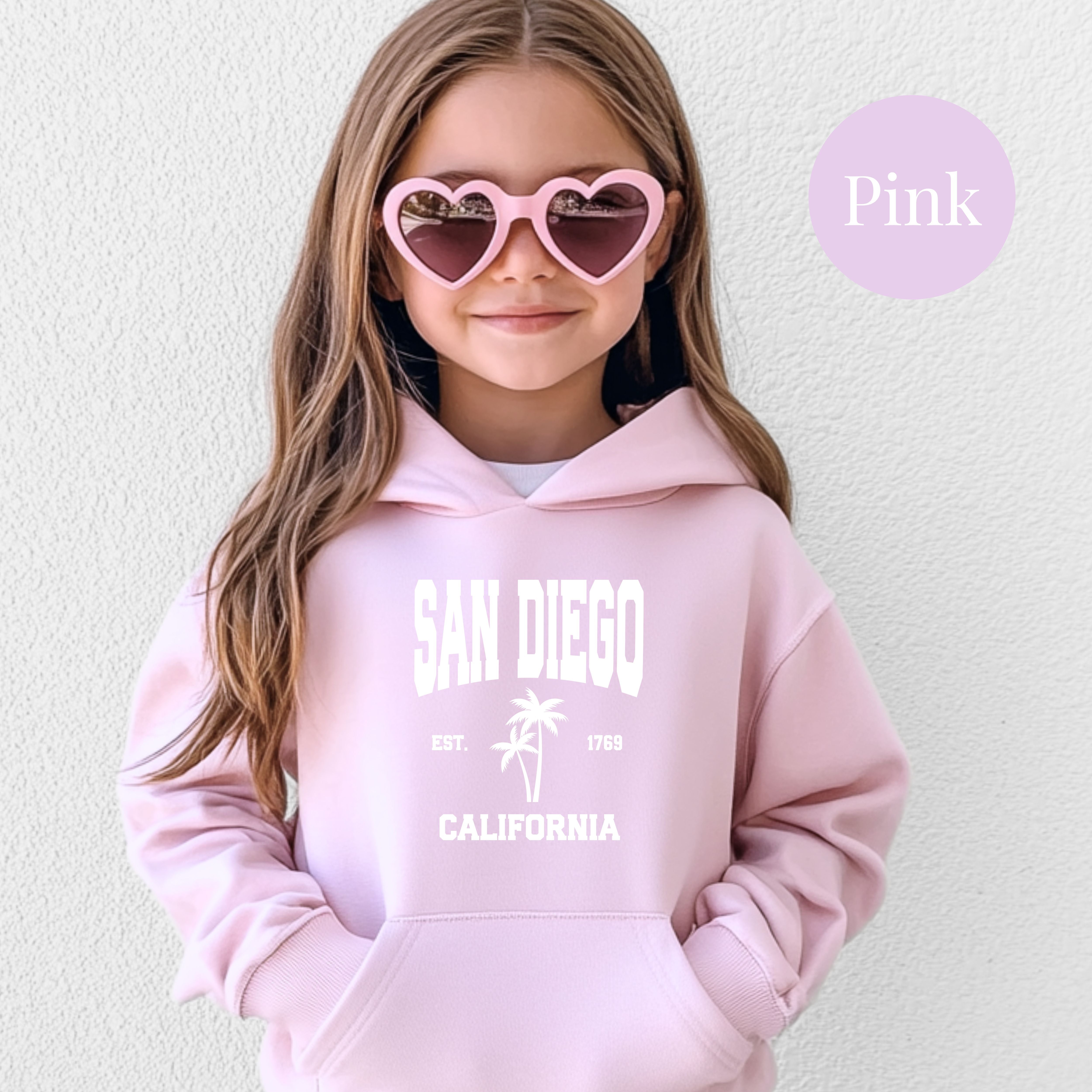 San Diego California Youth Hoodie, San Diego Vacation Kids Sized Gift Hoodie