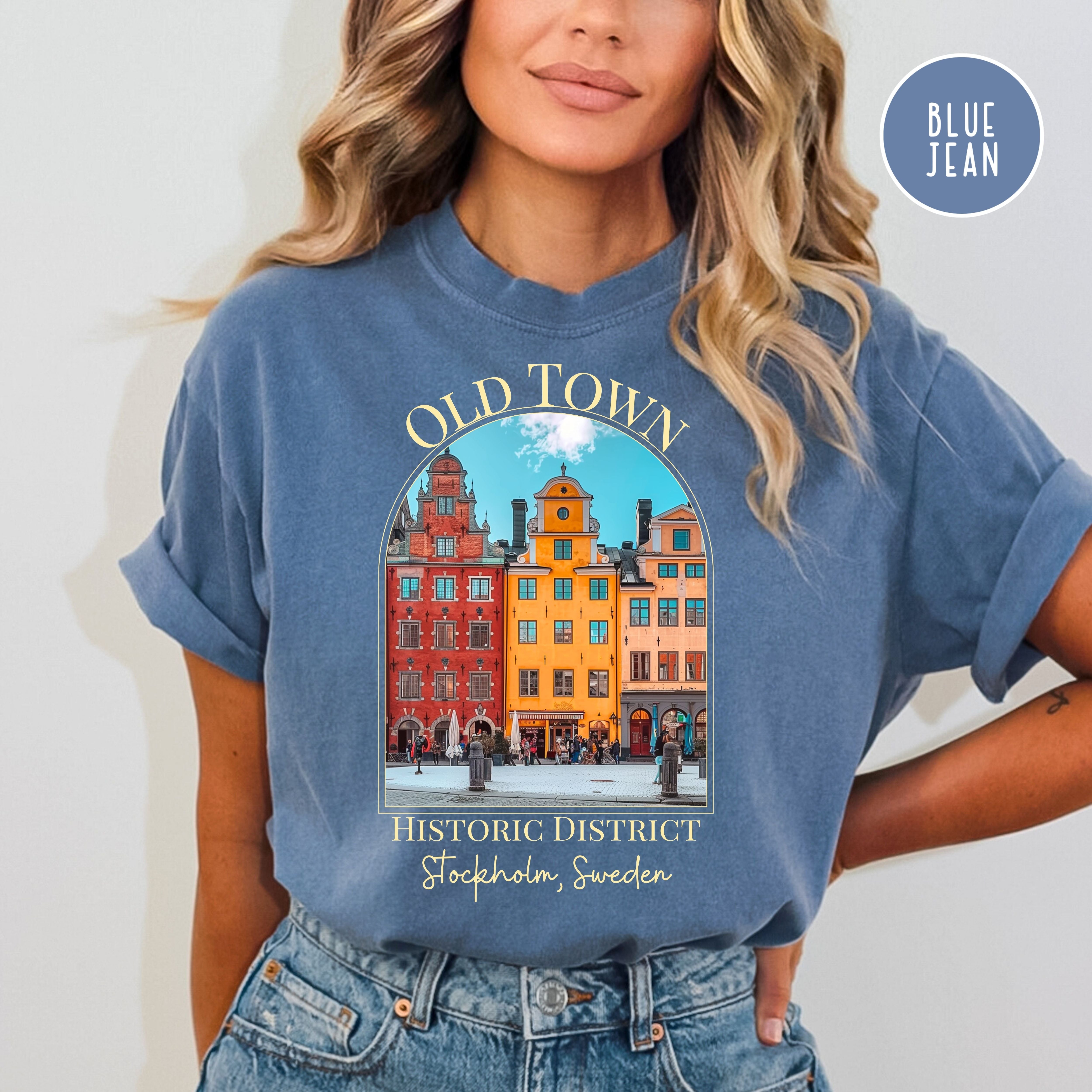 Old Town Stockholm Sweden Comfort Colors® Tee