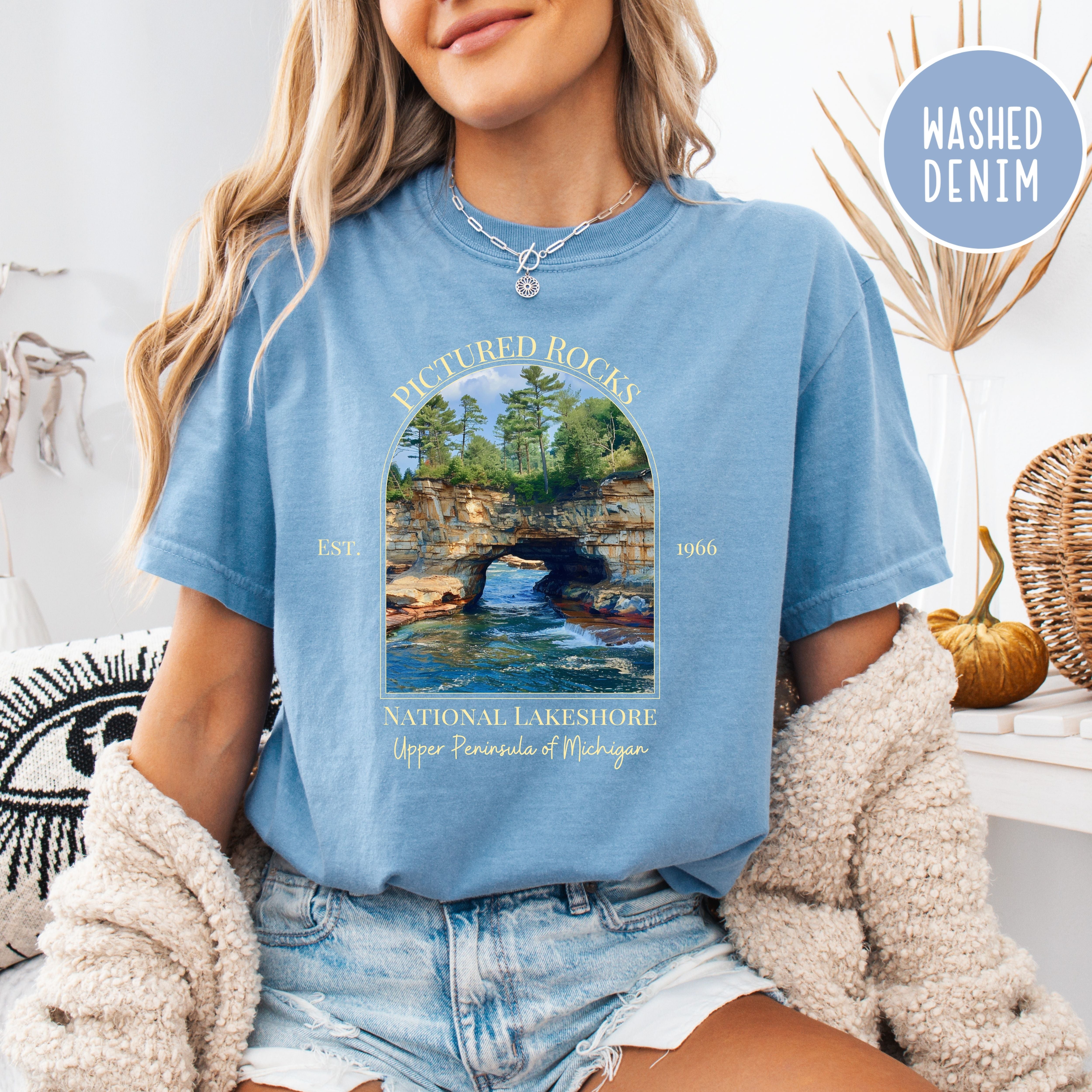 Pictured Rocks National Lakeshore UP of Michigan Comfort Colors® Tee