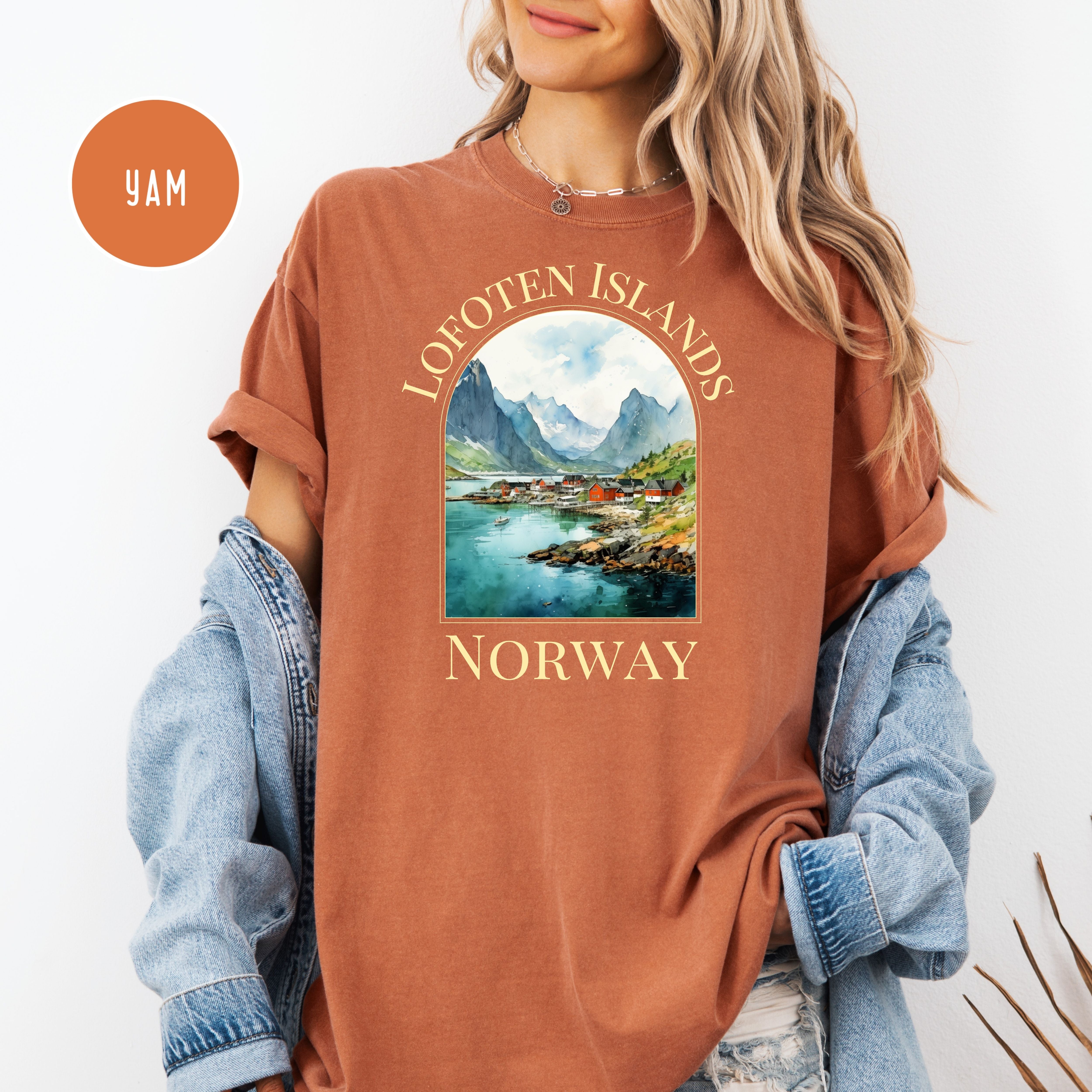Lofoten Islands Norway Comfort Colors Tee