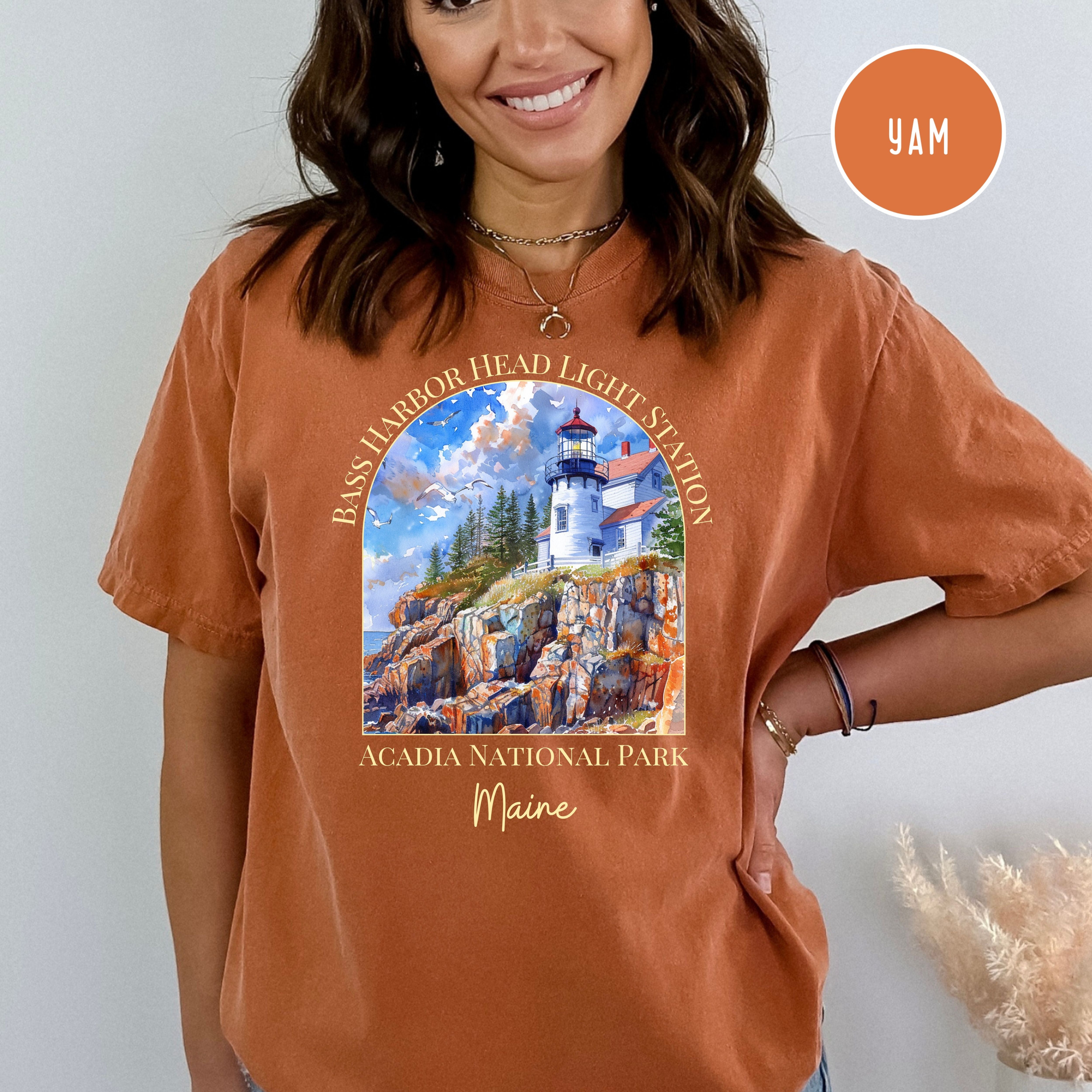 Bass Harbor Maine Lighthouse Tee