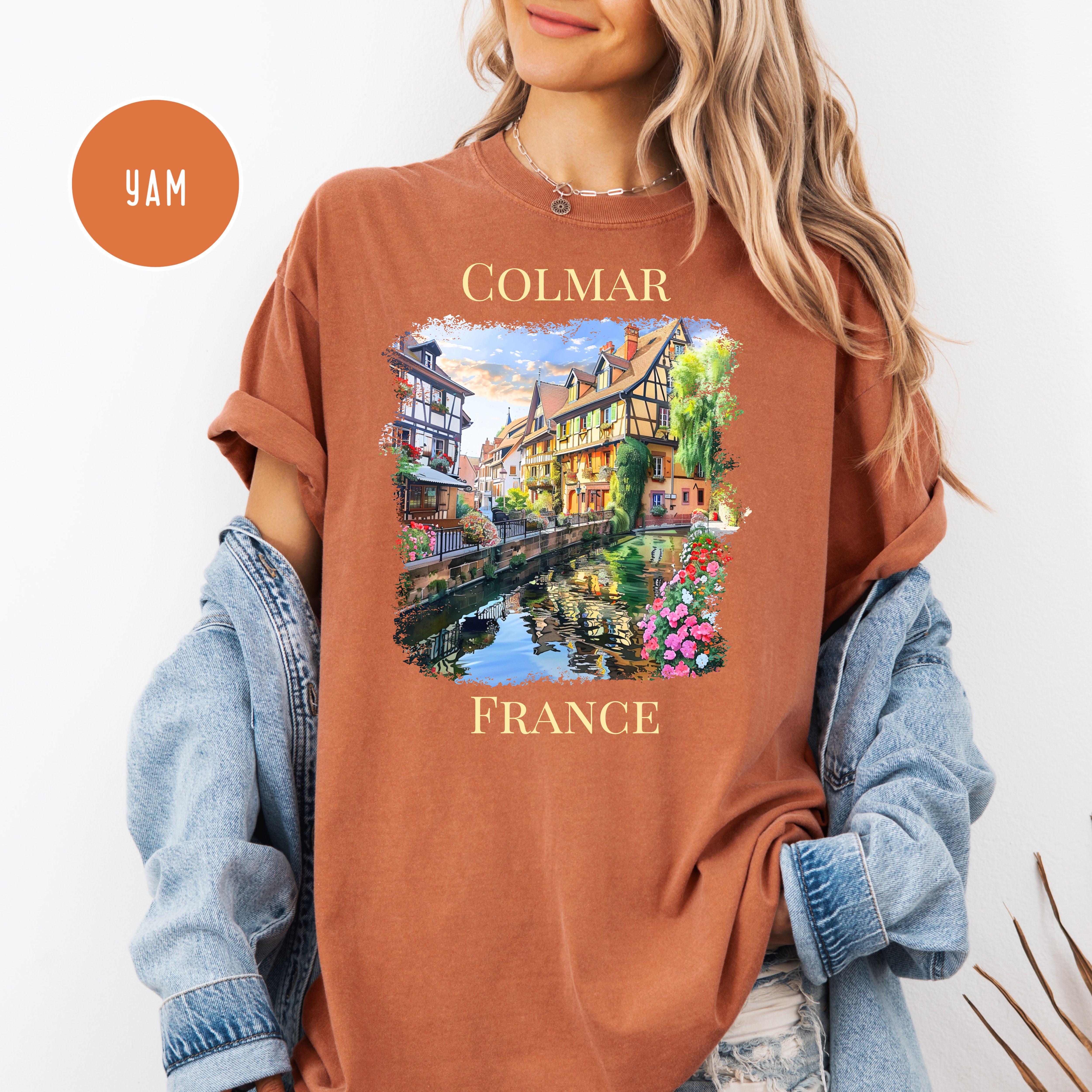 Colmar France Comfort Colors Vacation Gift Tee