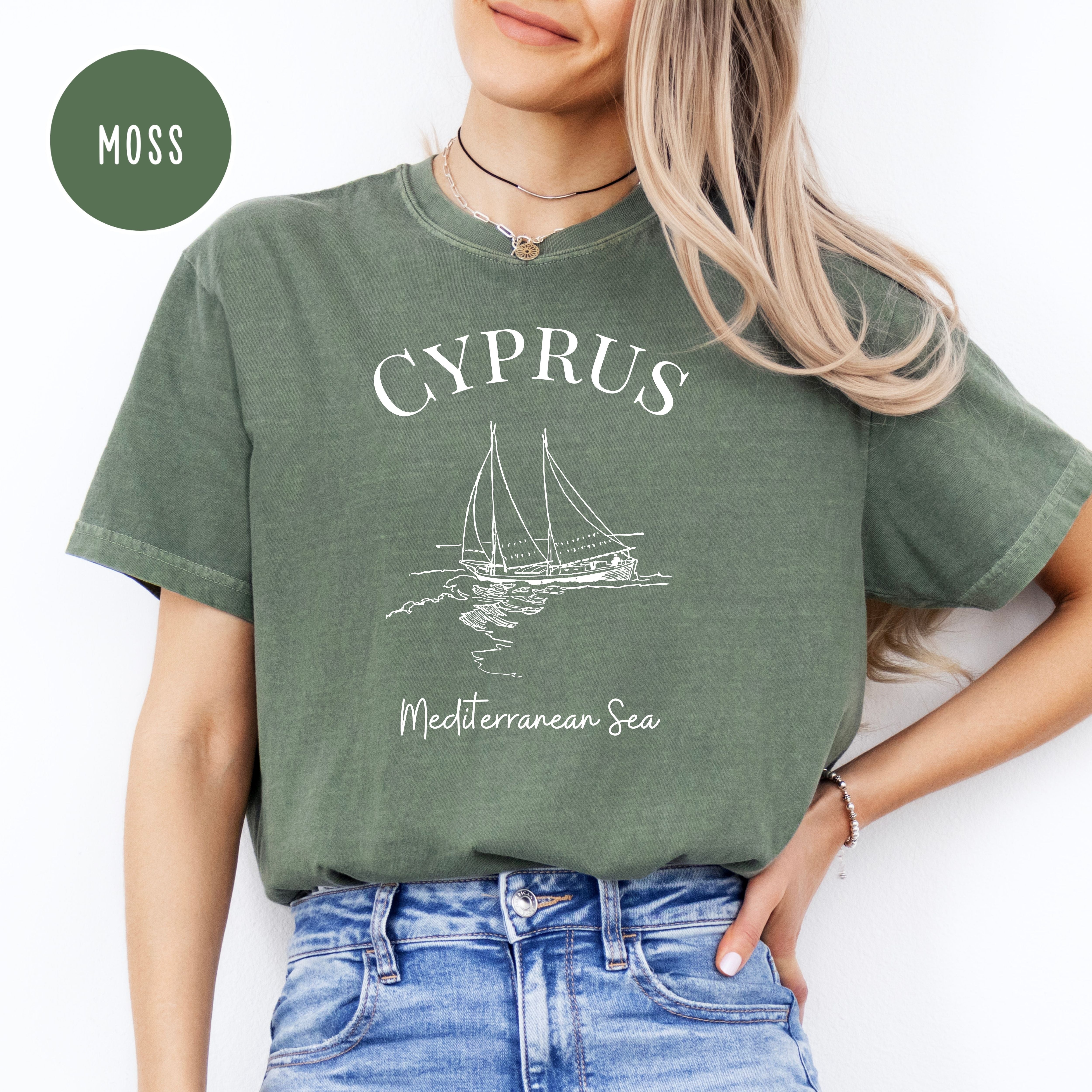 Cyprus Island Sailing Comfort Colors® Tee
