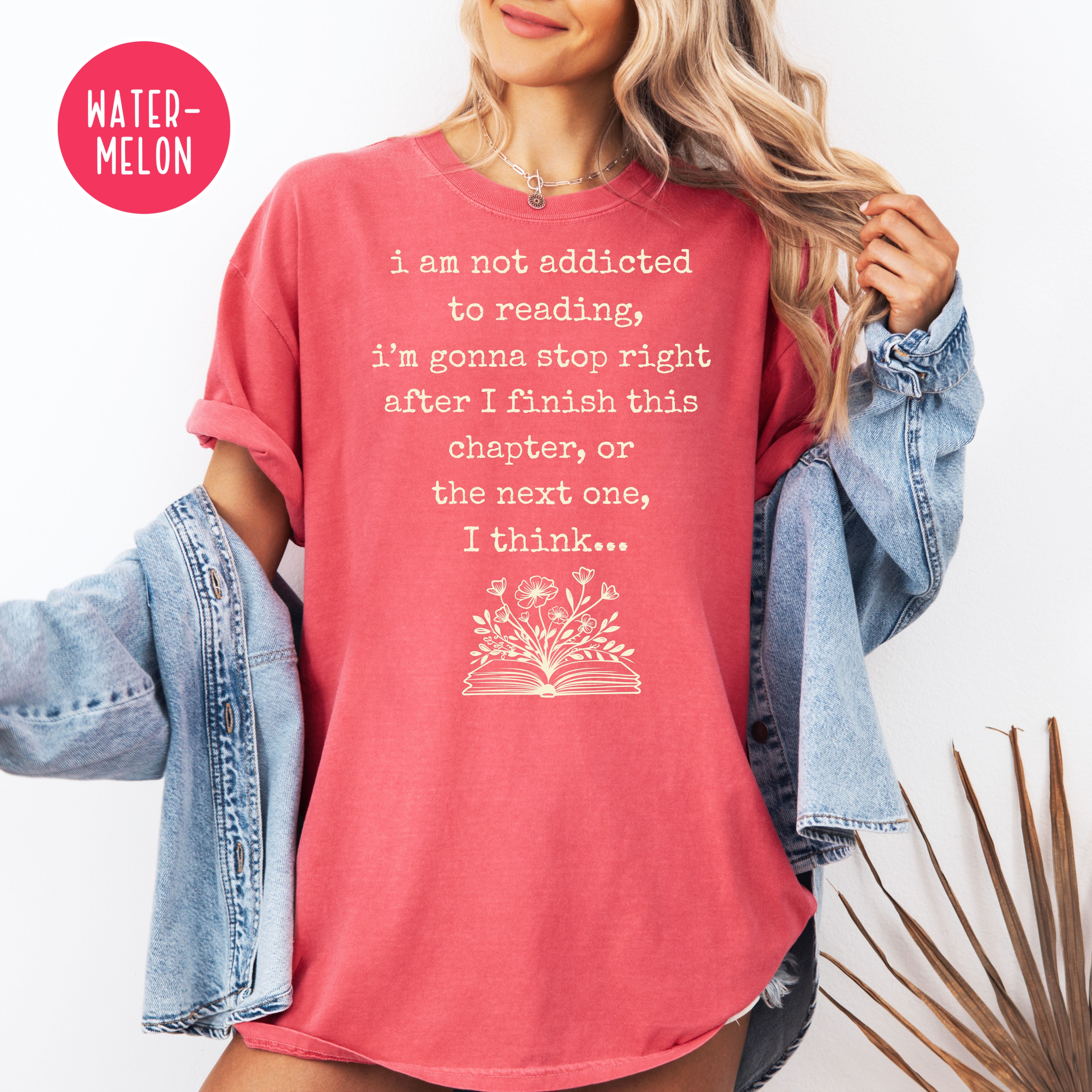 Funny Gift Shirt for Book Lover Comfort Colors Funny Book Club Tee Shirt