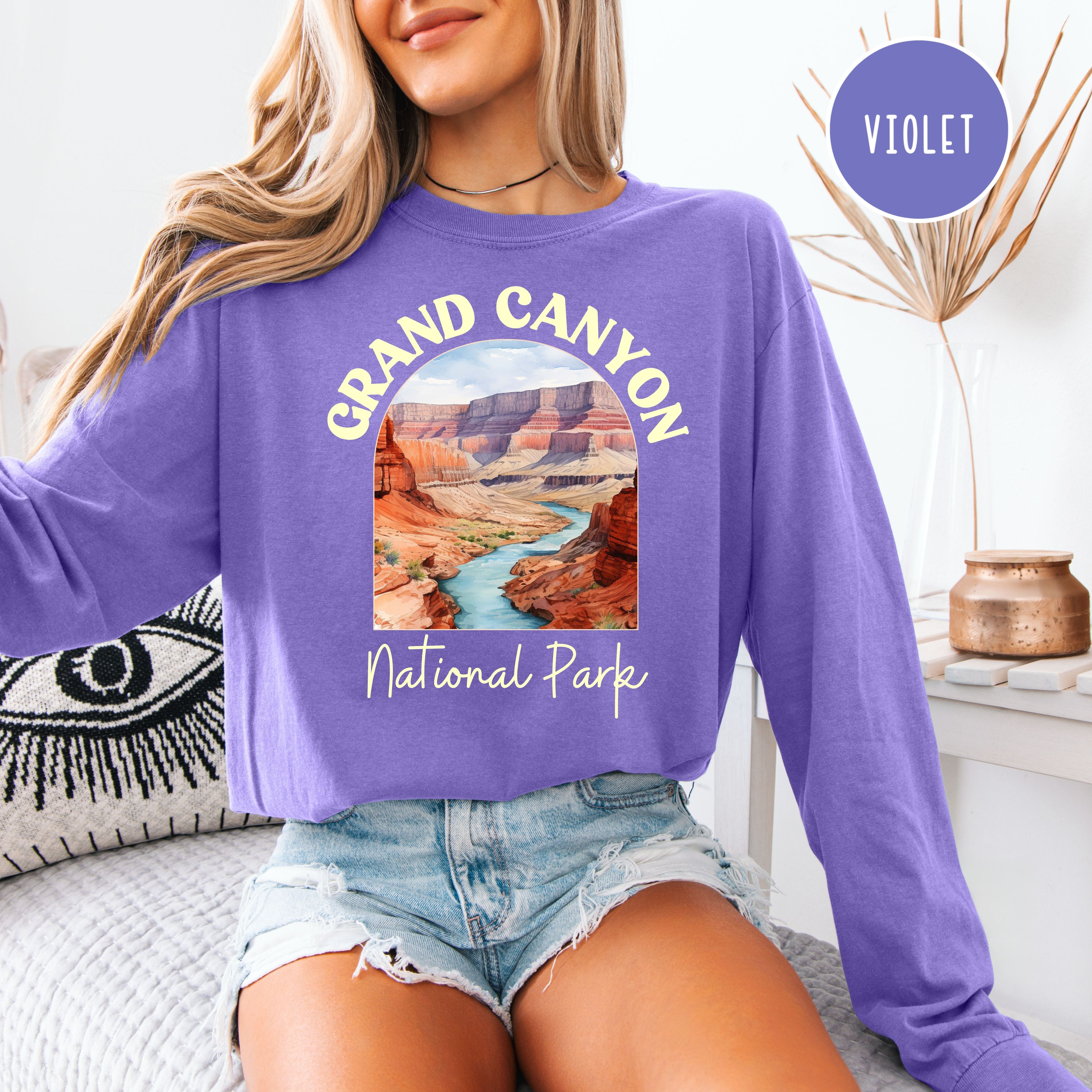 Grand Canyon National Park Arizona Long Sleeve Comfort Colors Shirt