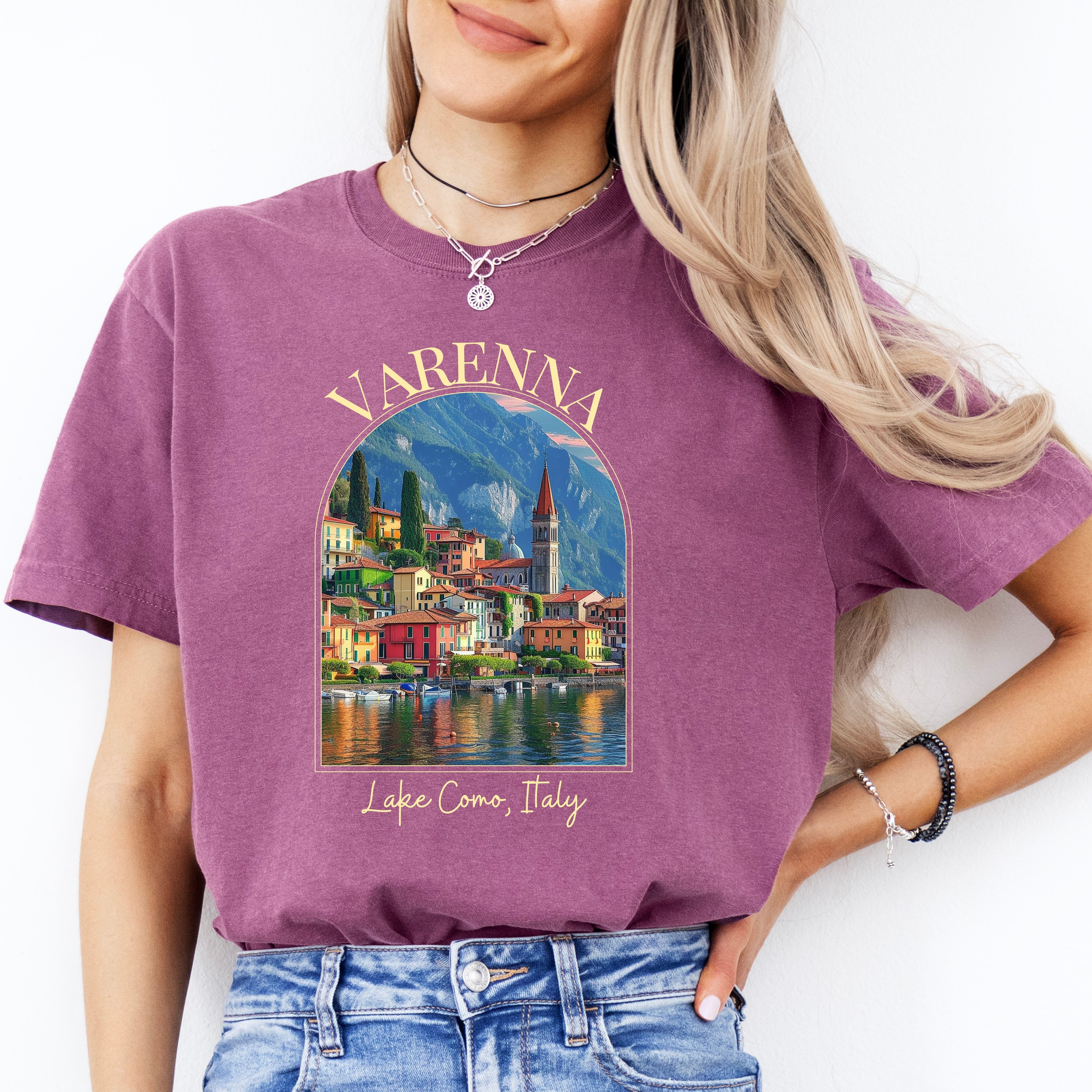 Varenna Lake Como Italy Comfort Colors® Tee