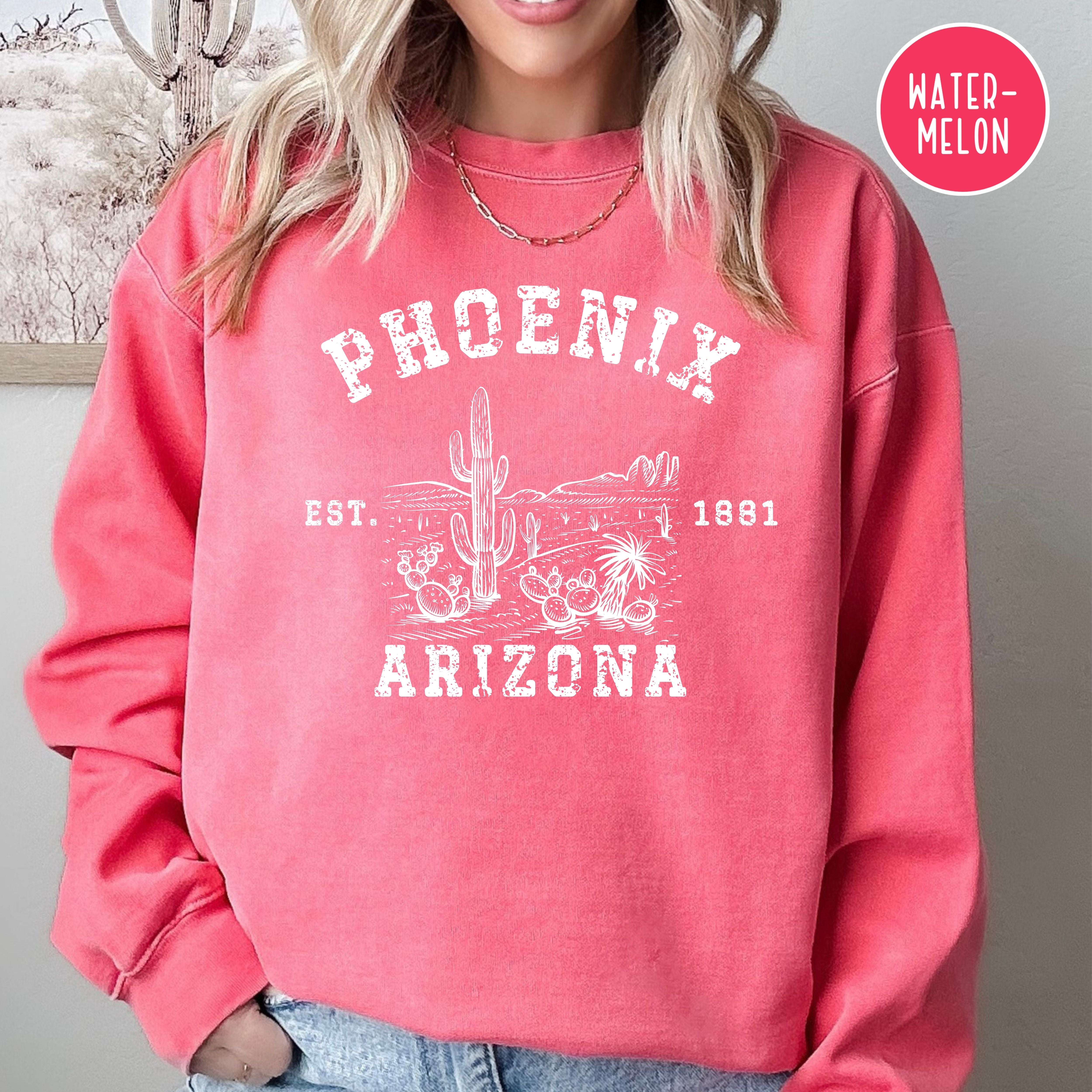 Phoenix Arizona Grunge Style Comfort Colors® Sweatshirt