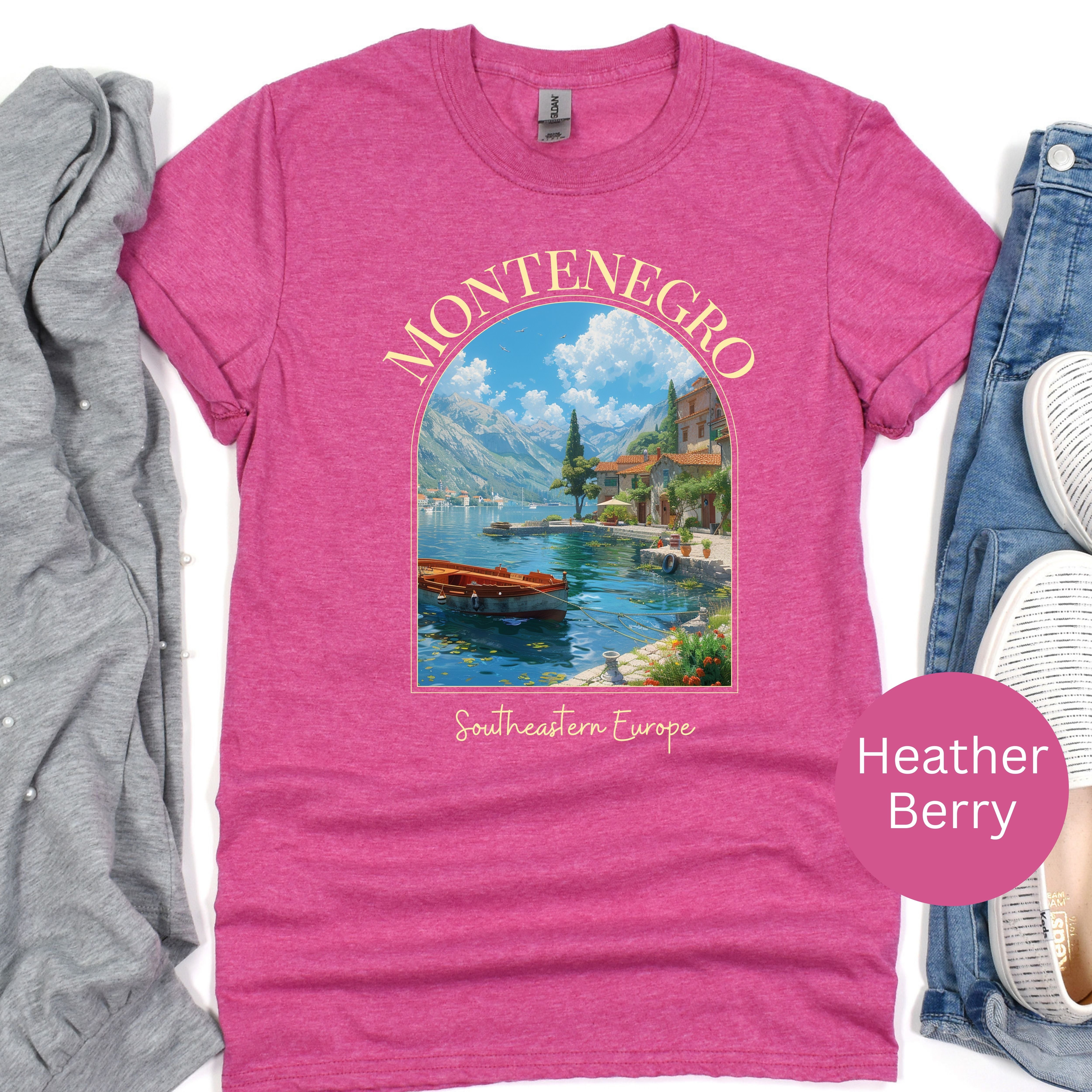 Montenegro Southeastern Europe Soft Style Tee