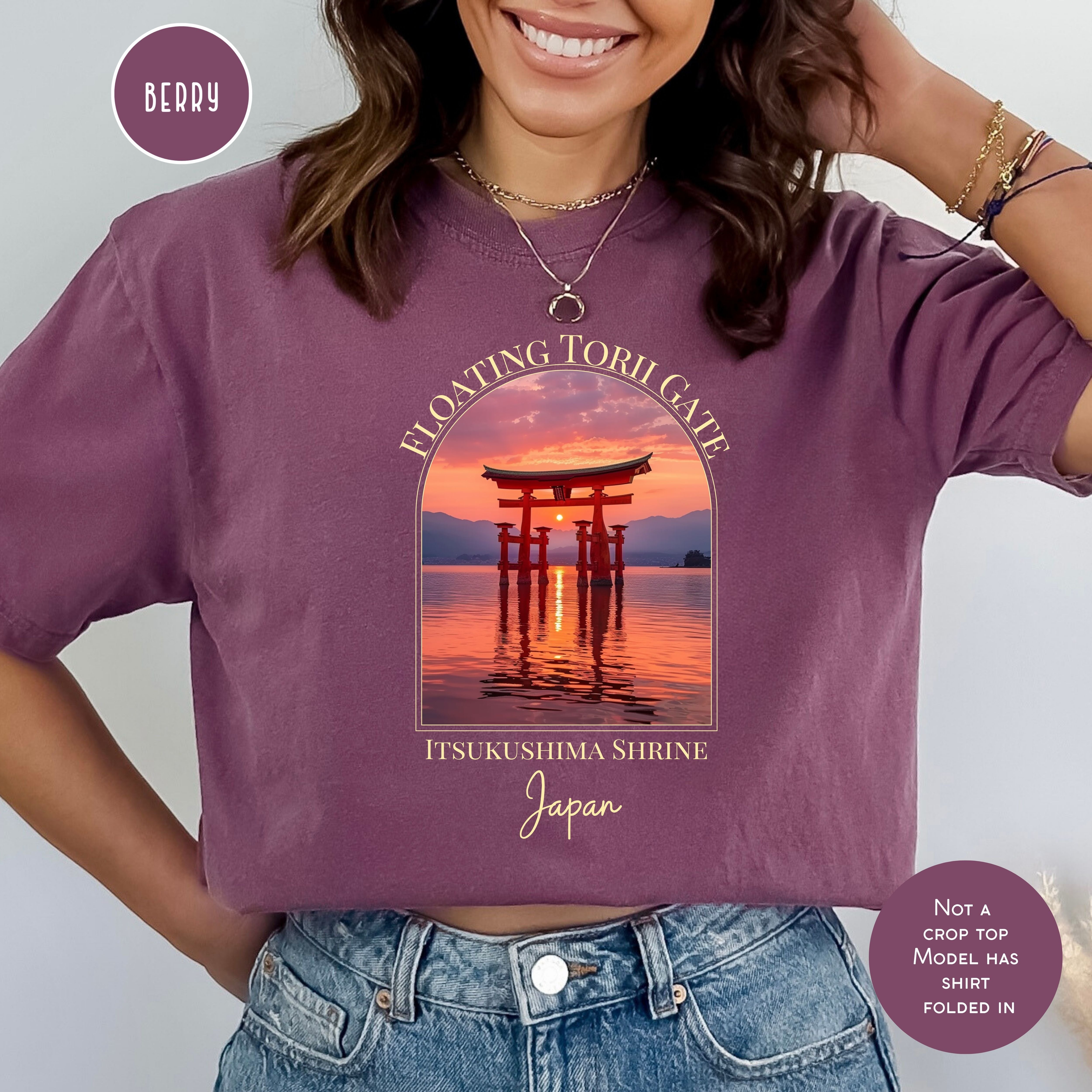 Floating Torii Gate Miyajima Shrine Comfort Colors® Tee