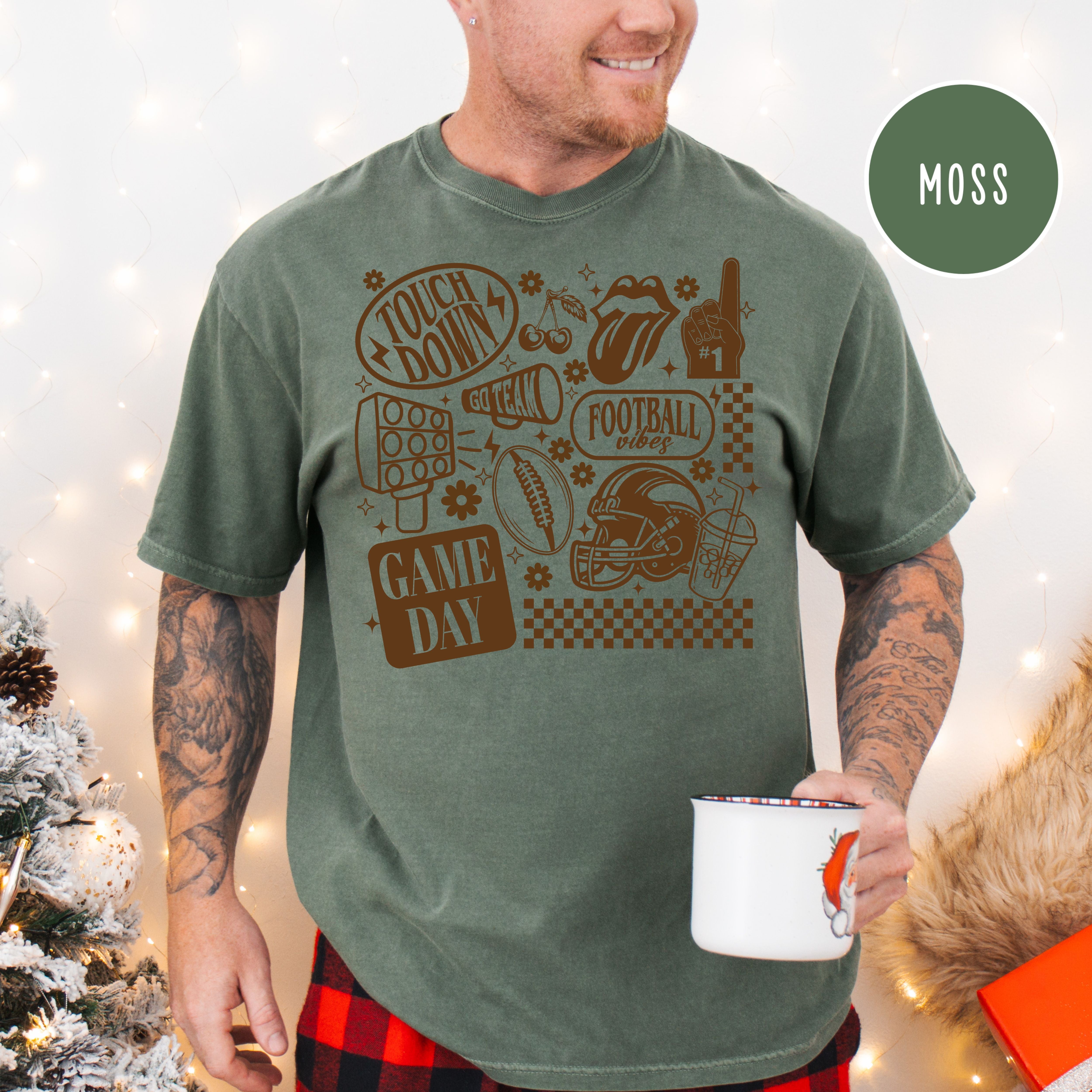 Football Comfort Colors Game Day Shirts