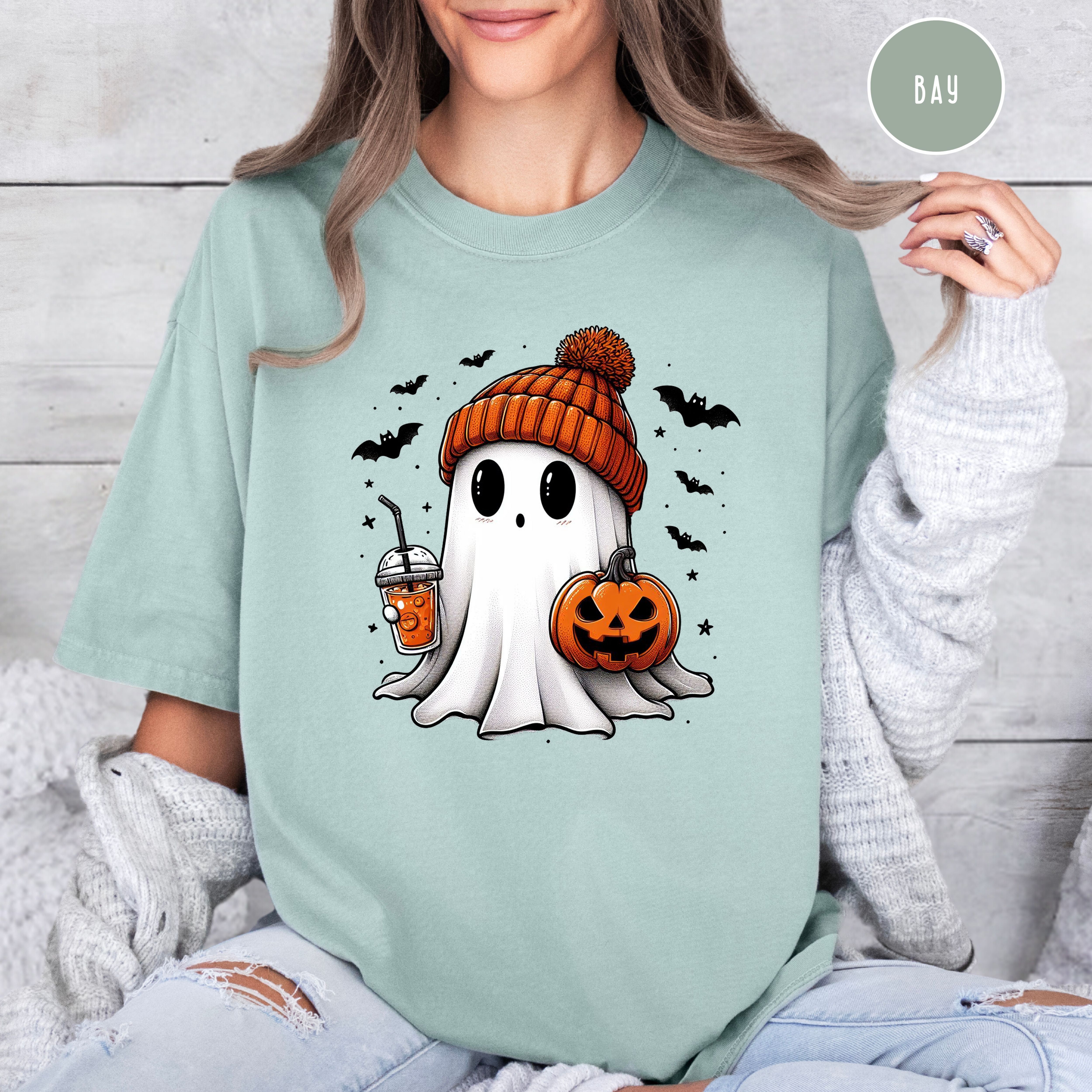 Halloween Cute Ghost Comfort Colors® Tee