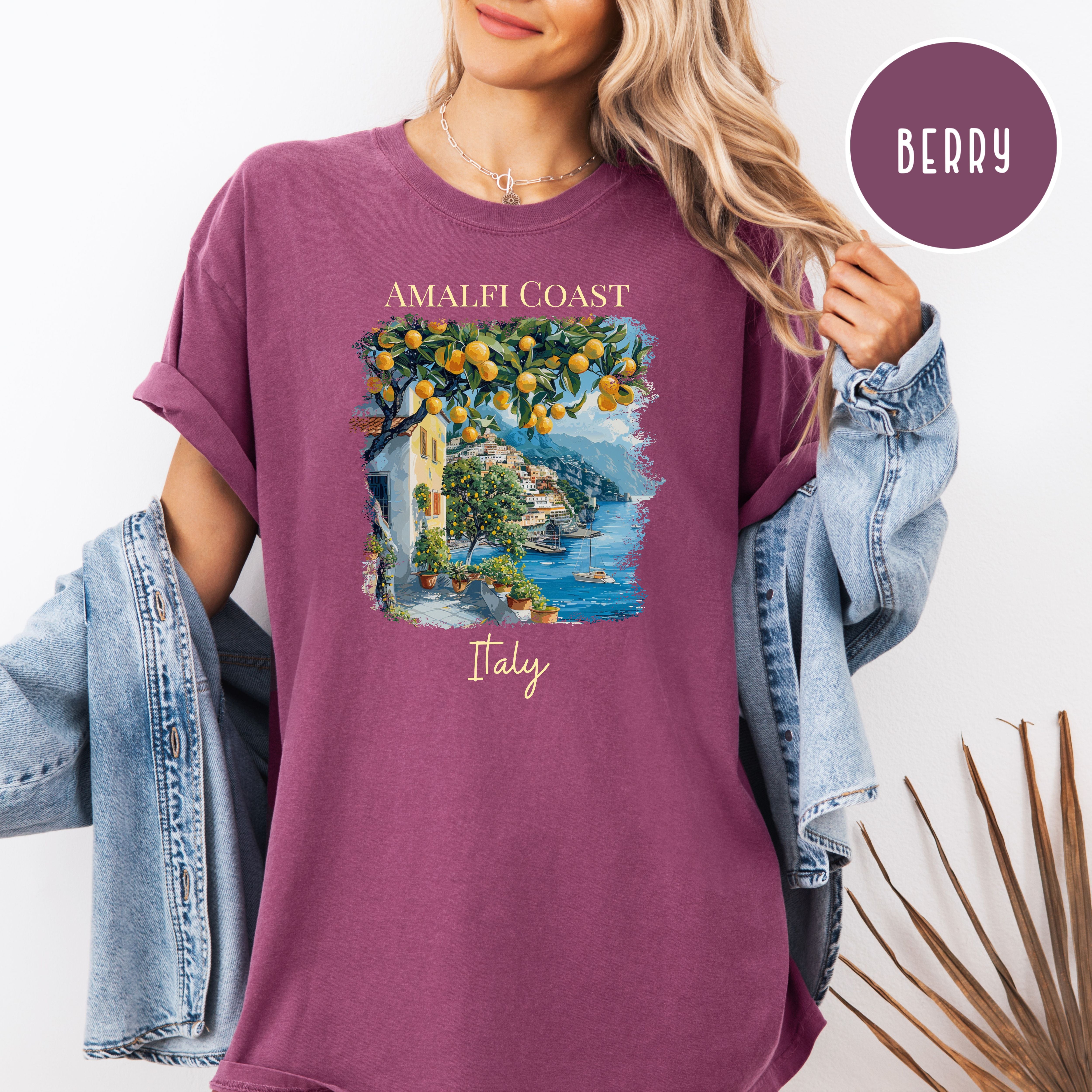 Amalfi Coast Italy Comfort Colors Vacation Tee Shirt