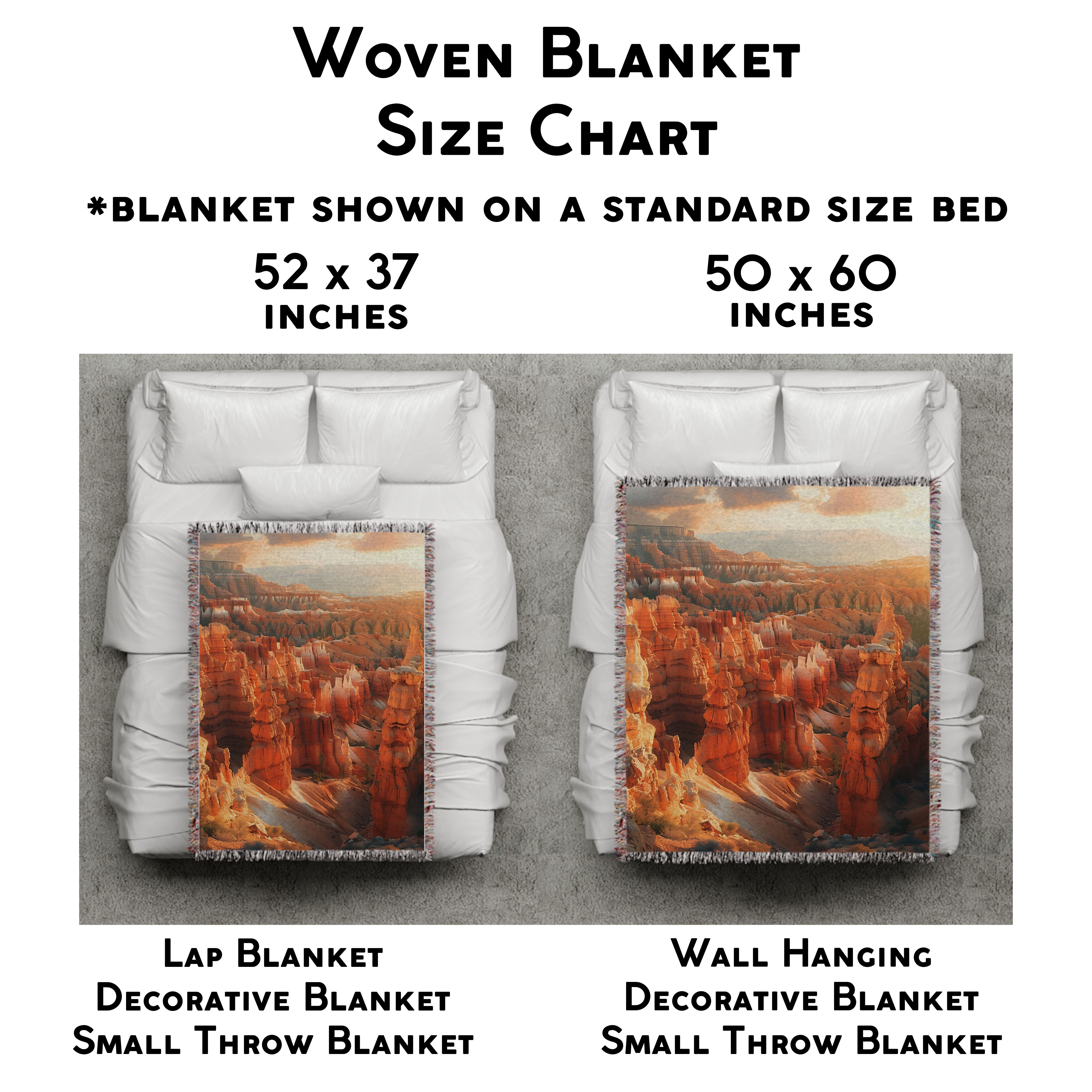 Bryce Canyon Woven Throw Blanket