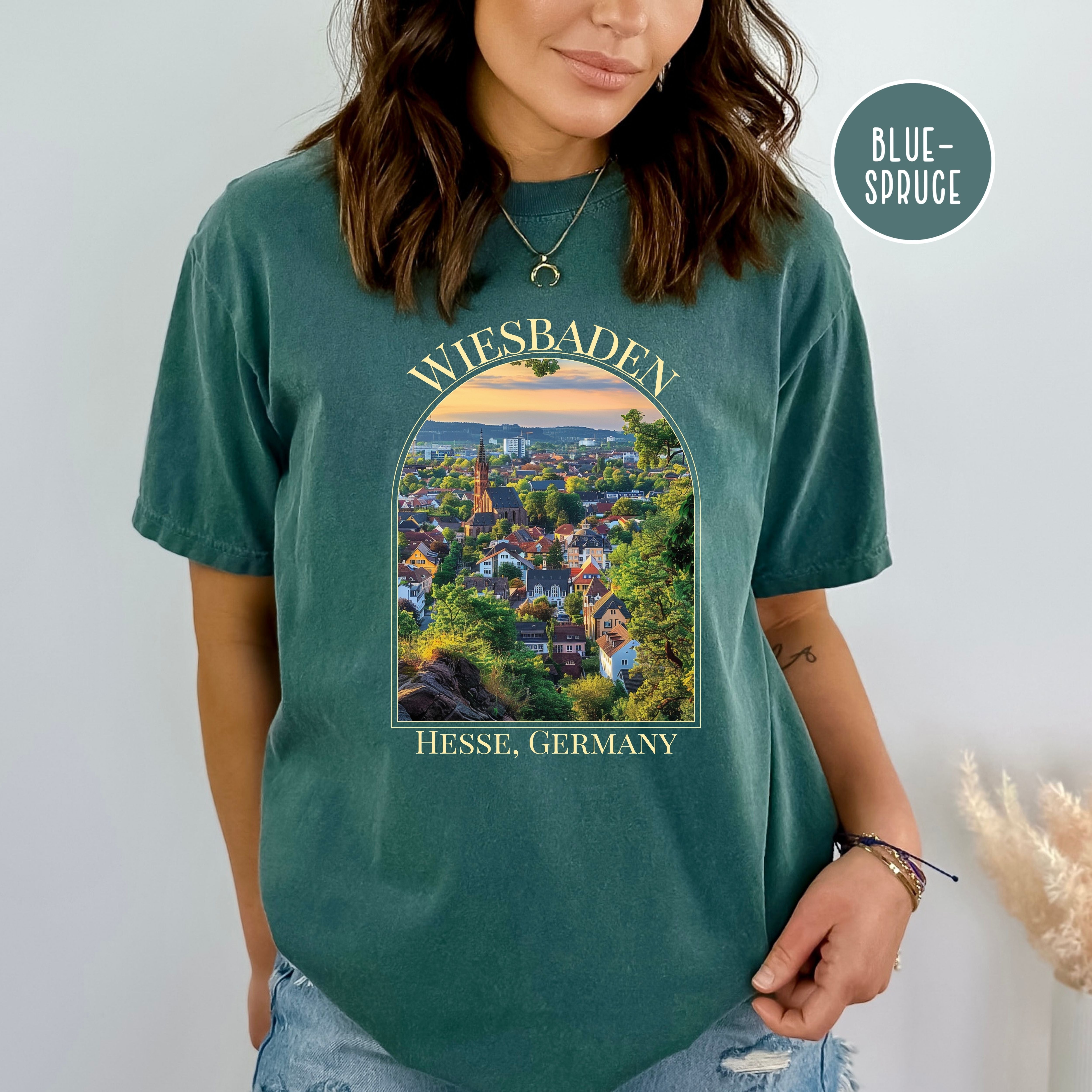 Wiesbaden Hesse Germany at Sunset Comfort Colors® Tee