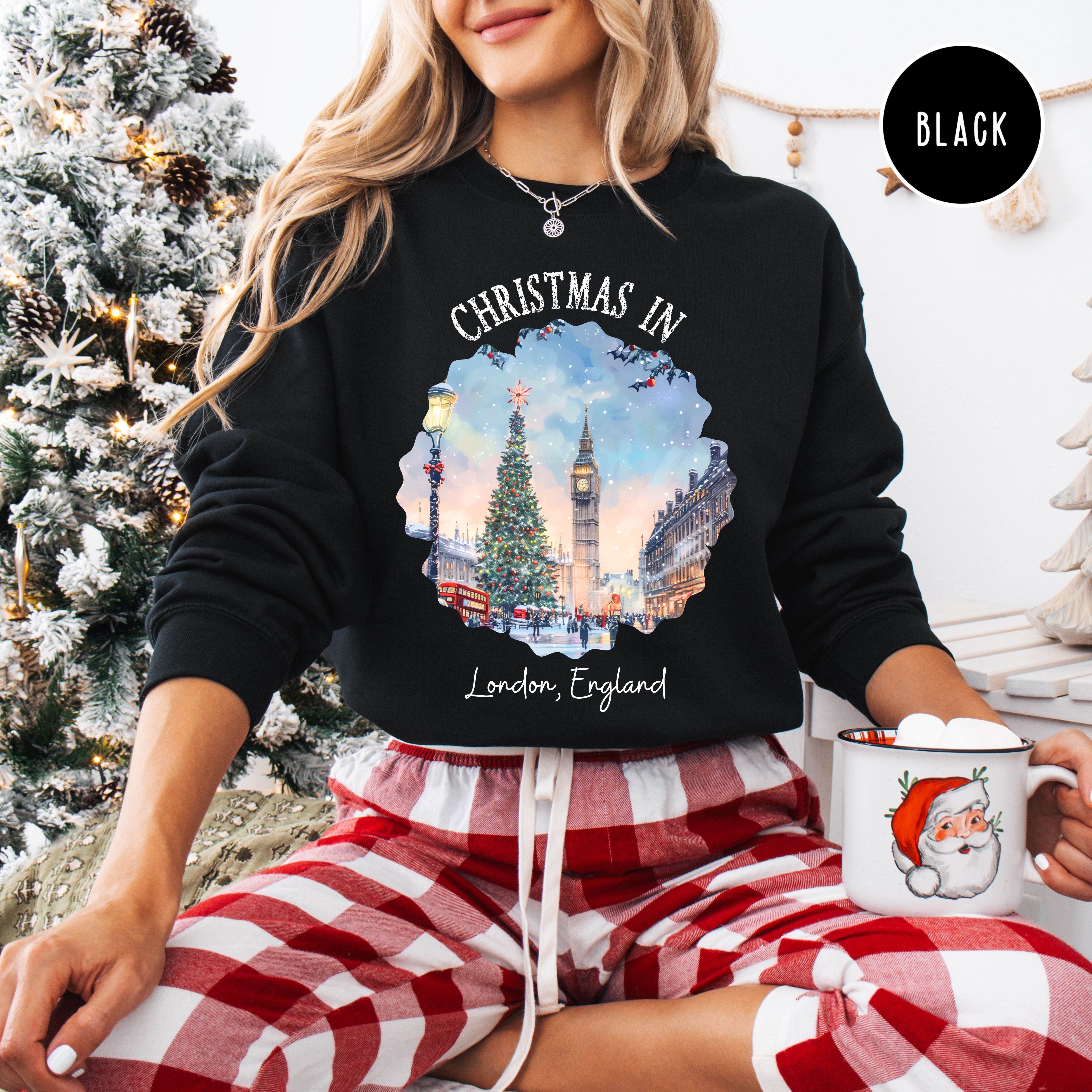 Christmas in London Unisex Sweatshirt