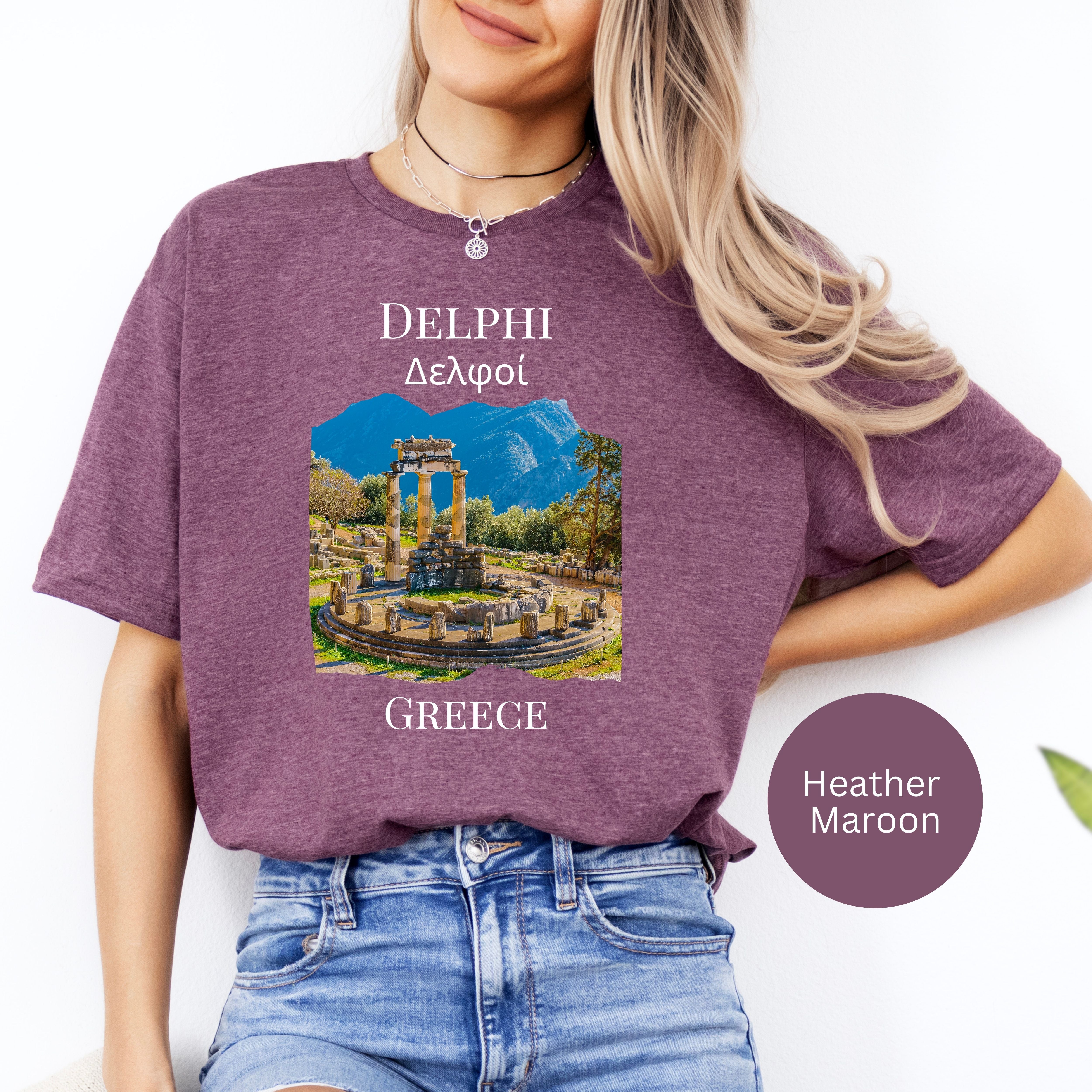 Delphi Greece Vacation Soft-Style Adult Unisex Tee