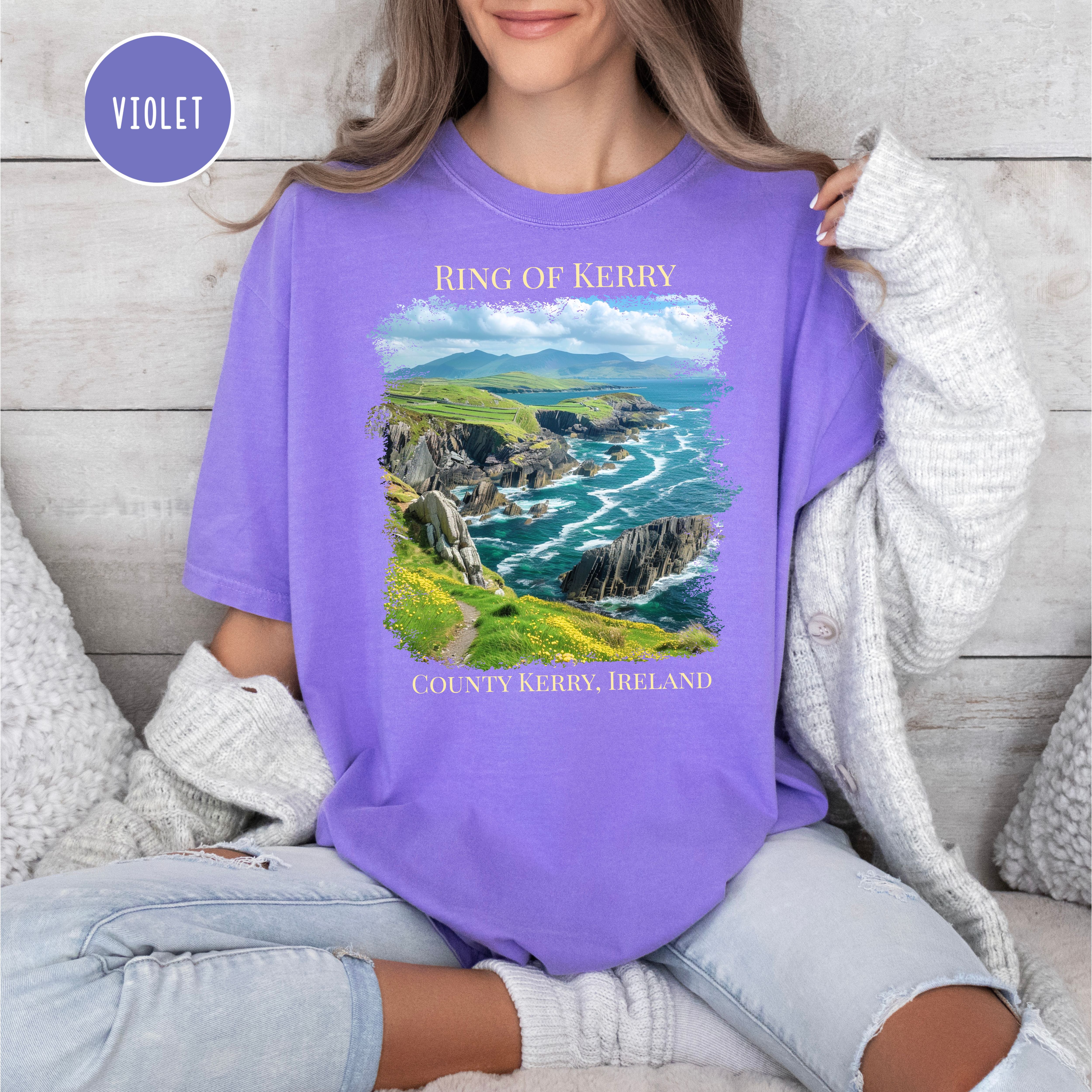 Dublin Ireland Ring of Kerry Comfort Colors Tee