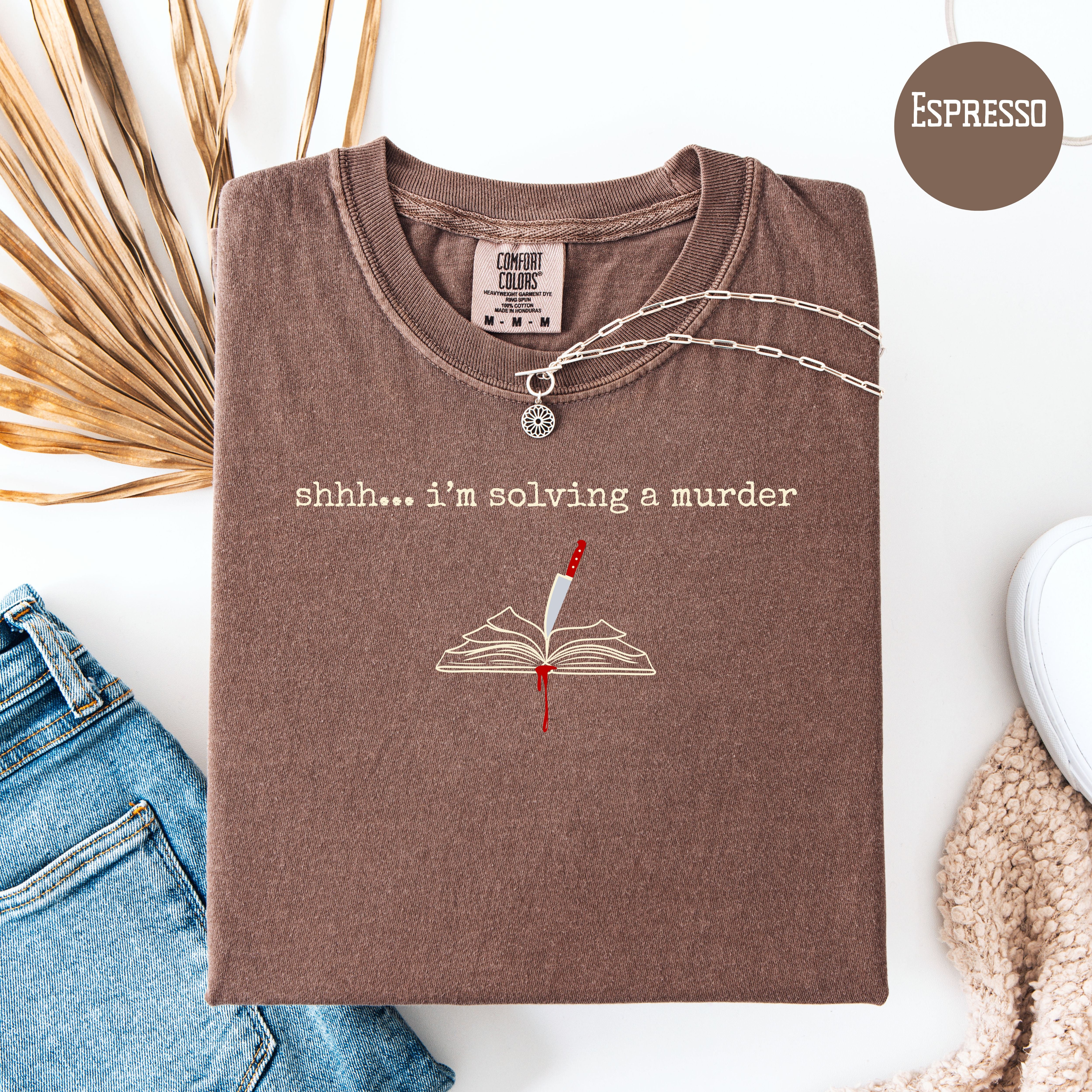 Funny Murder Mystery Book Lovers Comfort Colors Tee