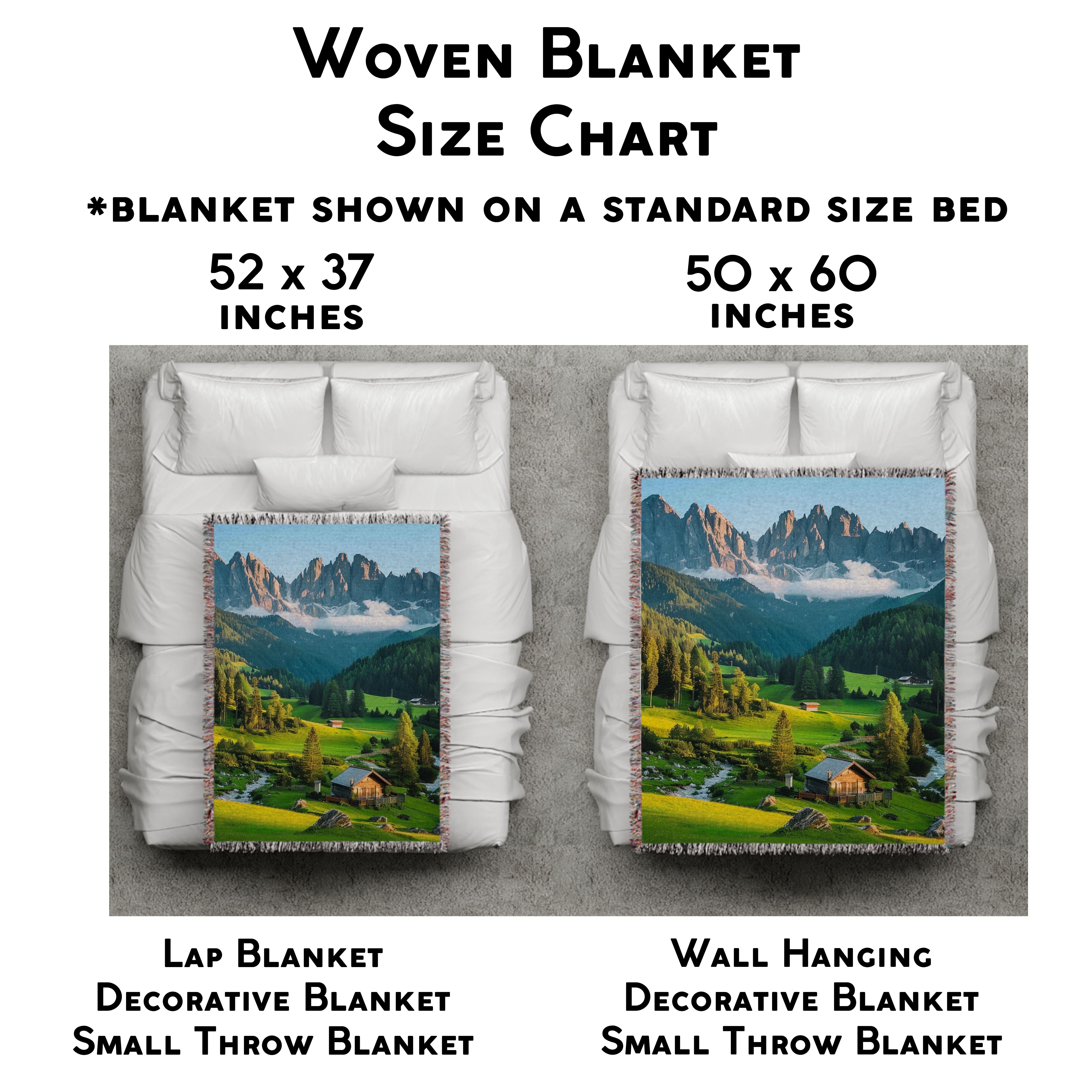 Italy Alps Milan Woven Blanket Gift, Milan Countryside Gift Blanket, Italian Alps Gift Throw, Italy Lover Gift, Traveler Gift Throw Blanket