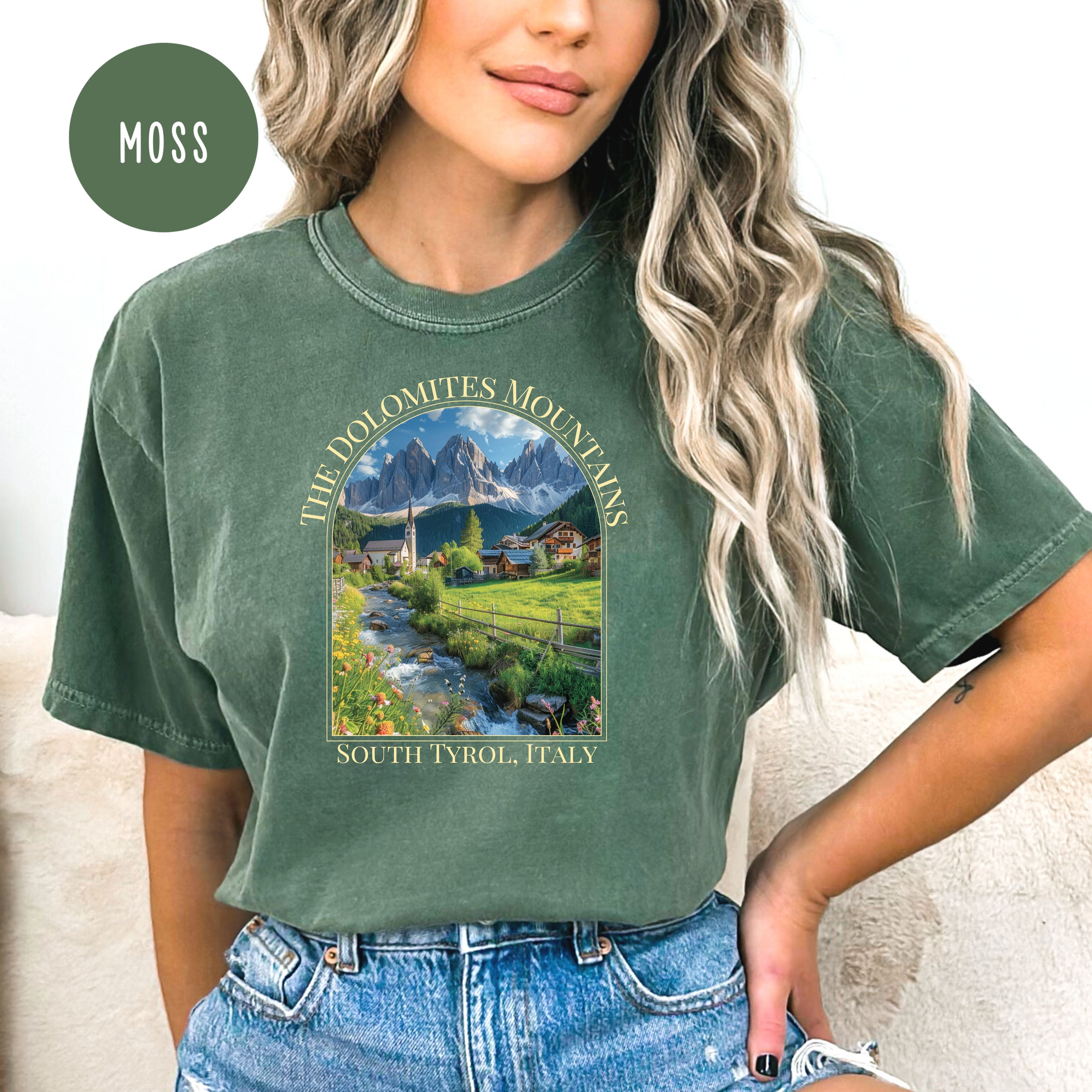 South Tyrol Italy Dolomites Mountains Comfort Colors® Tee