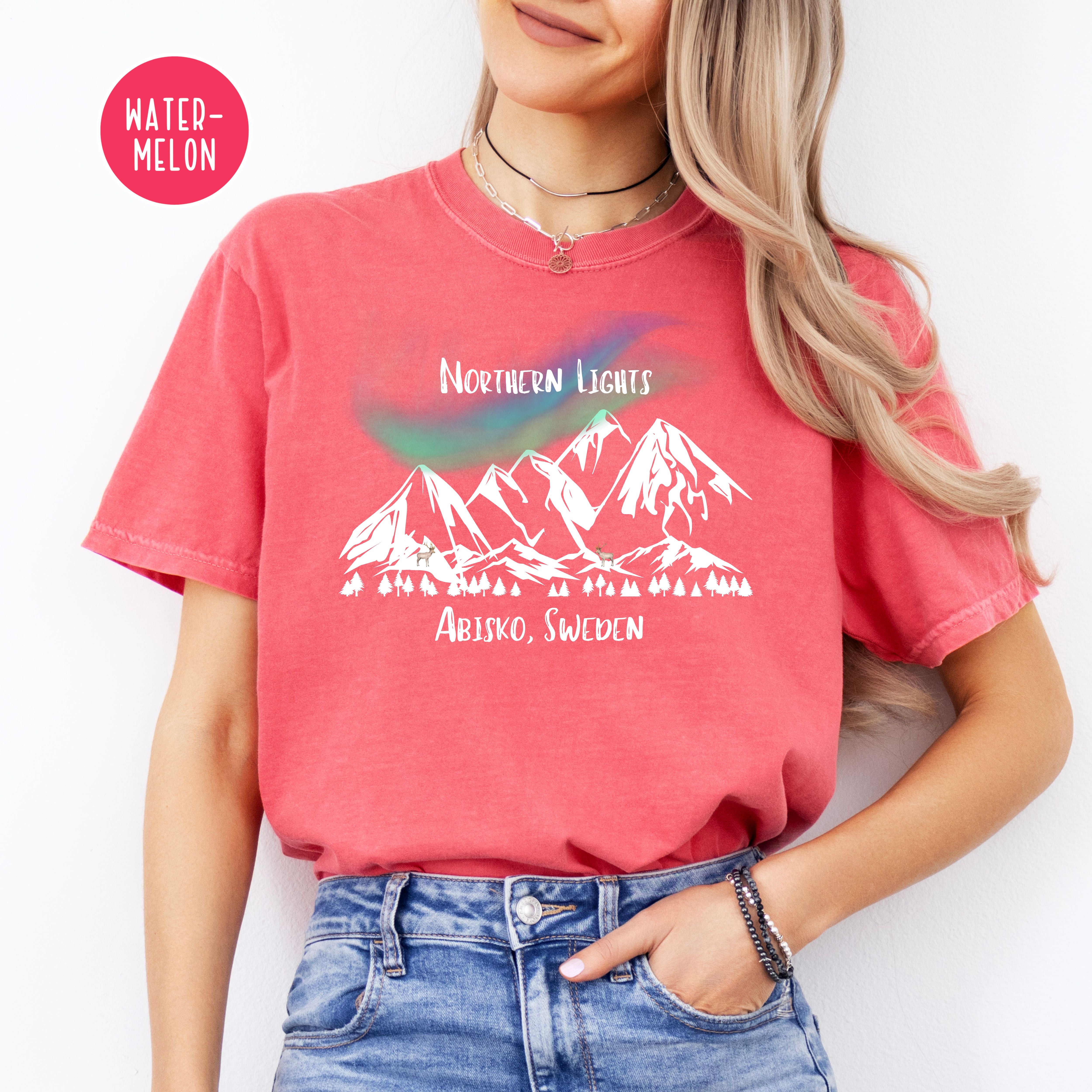 Northern Lights Abisko Sweden Comfort Colors® Tee