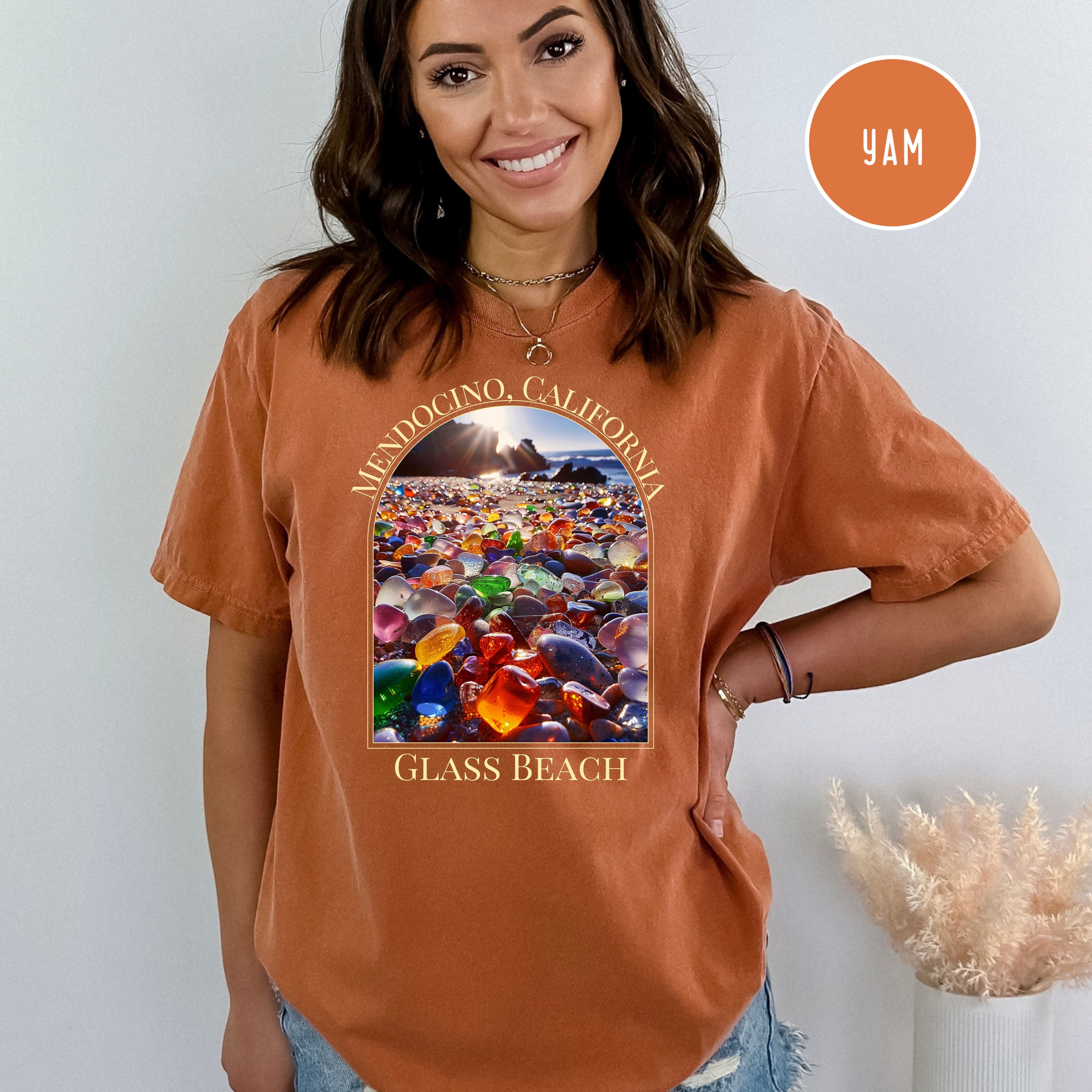 Glass Beach Mendocino California Comfort Colors® Tee