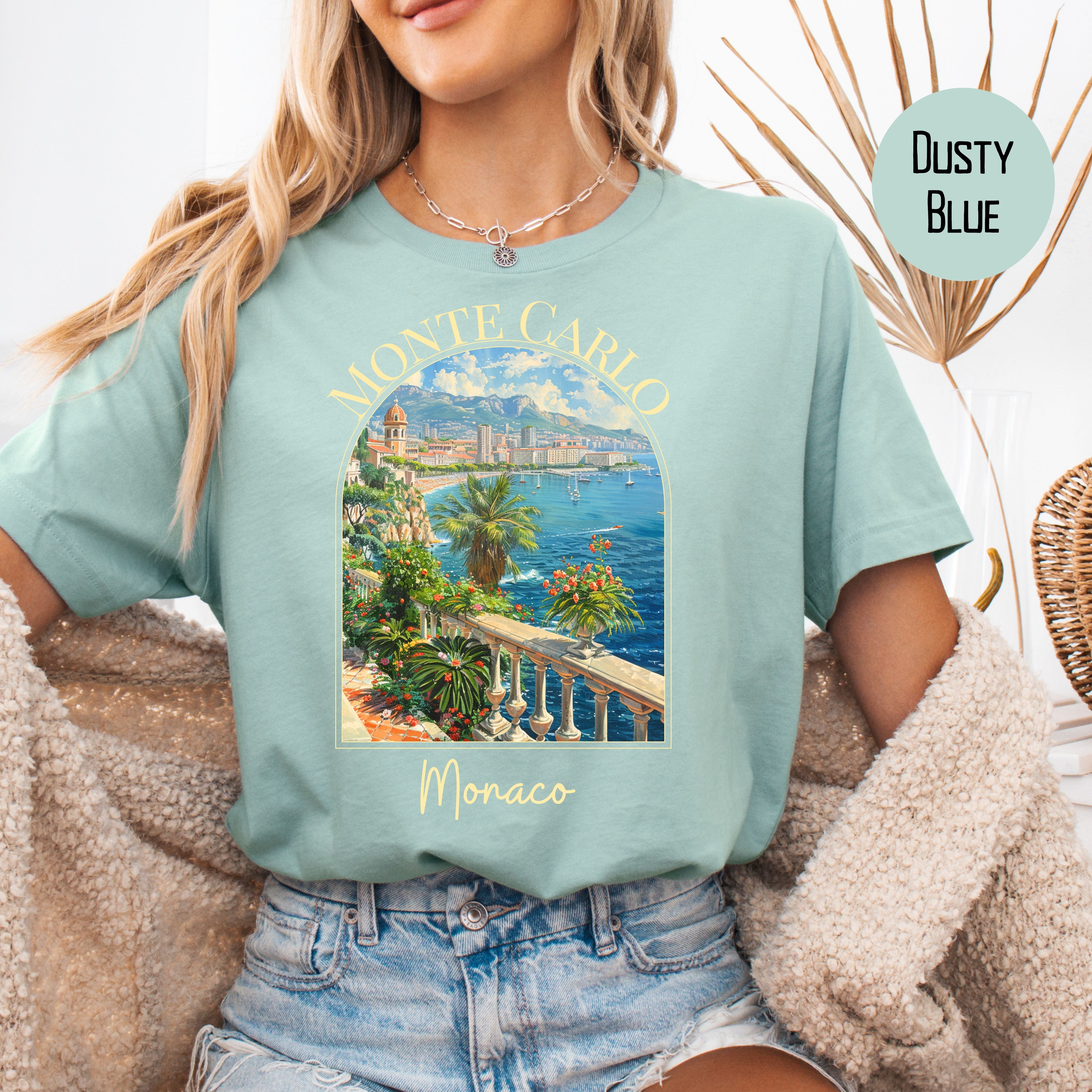 Monte Carlo Monaco Bella Canvas Tee