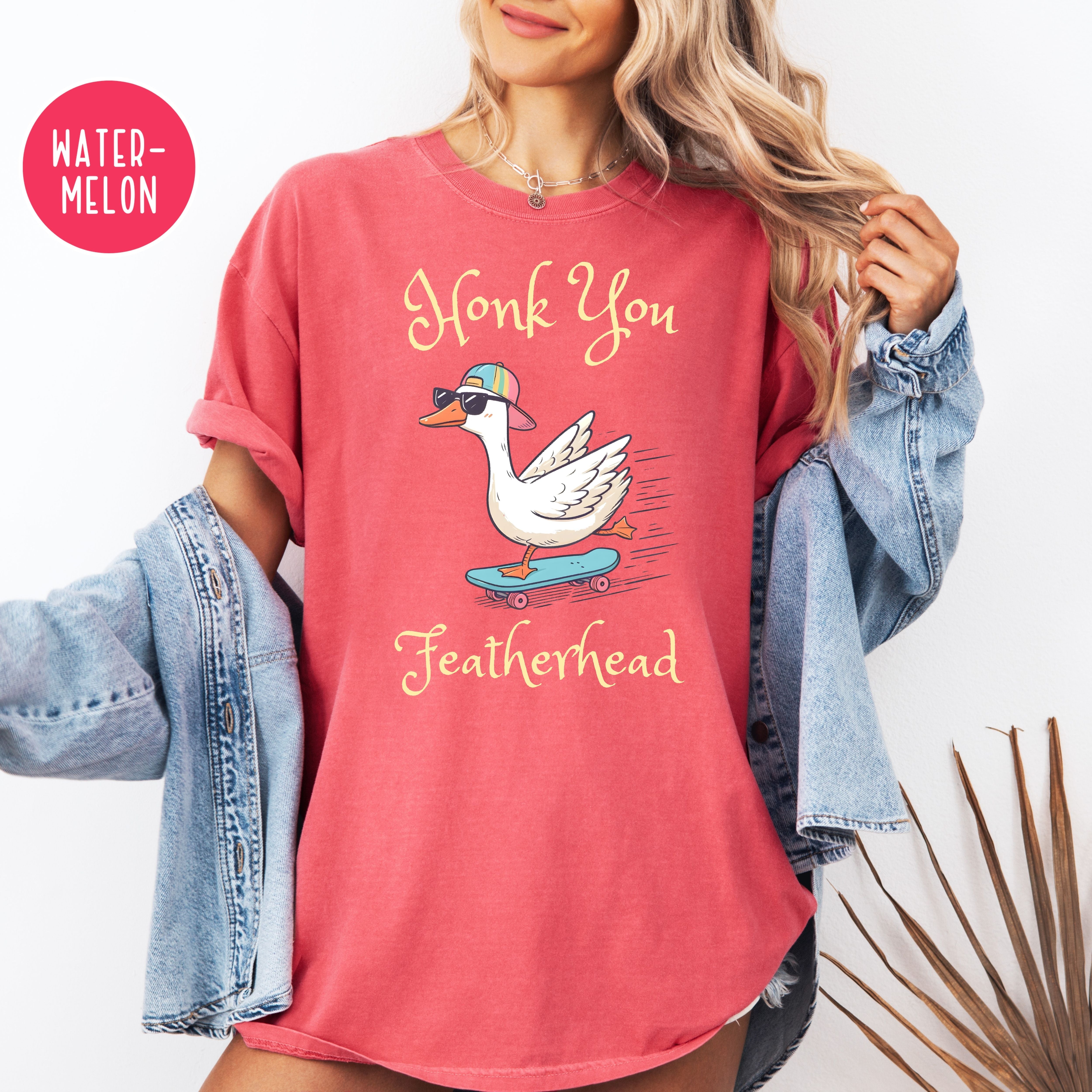Silly Goose Honk You Comfort Colors Gift Tee