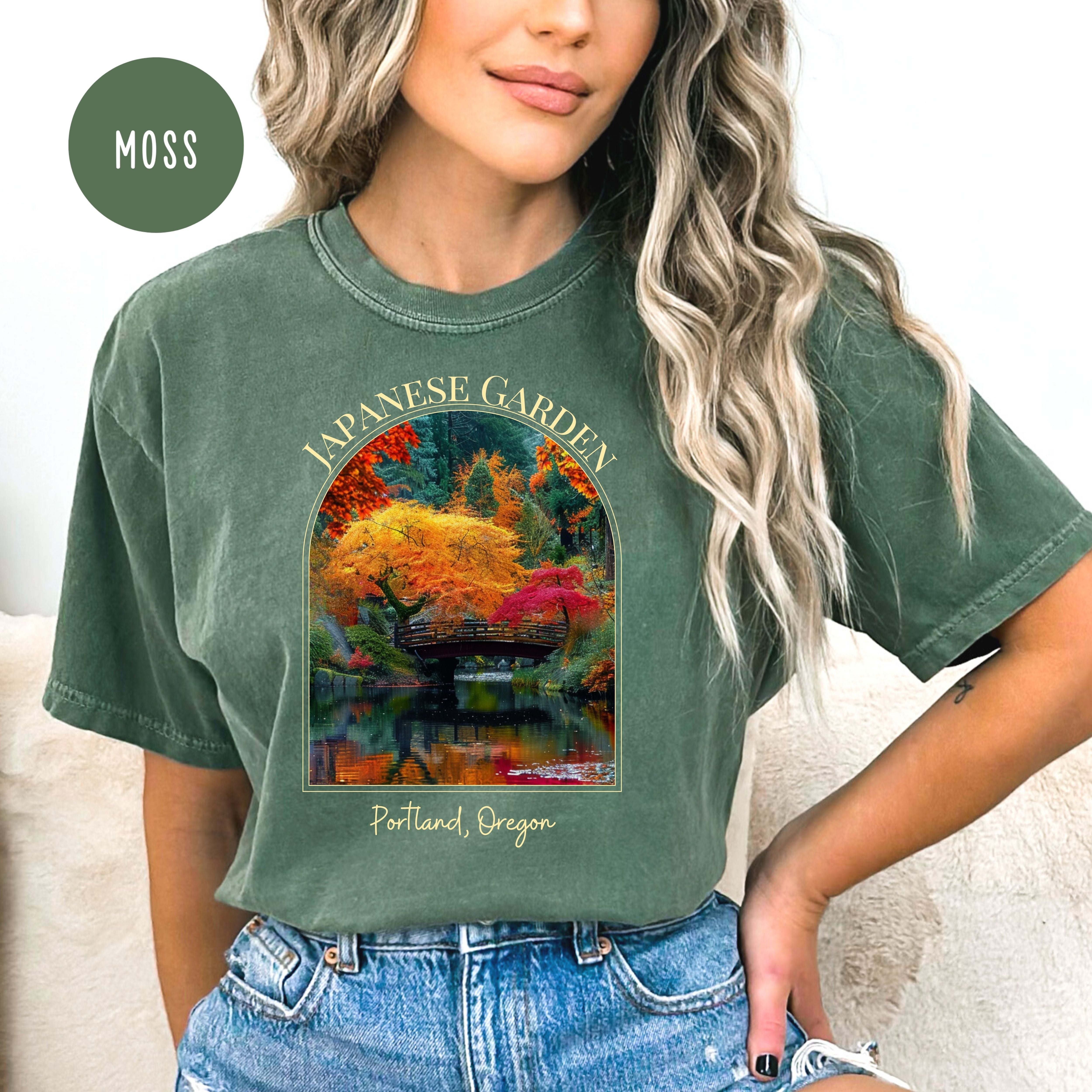 Portland Oregon Japanese Garden Comfort Colors® Tee