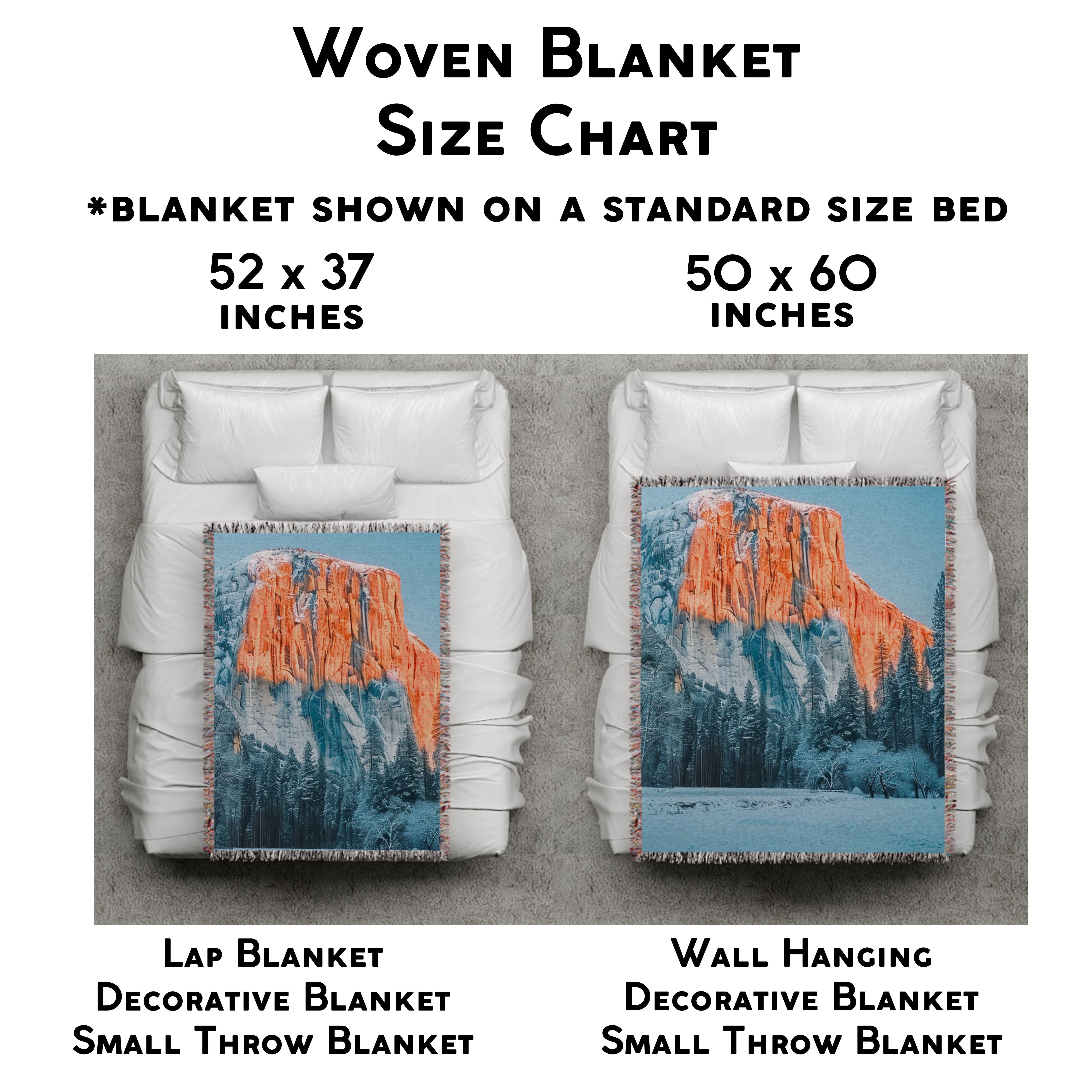 Yosemite National Park Half Dome Woven Blanket