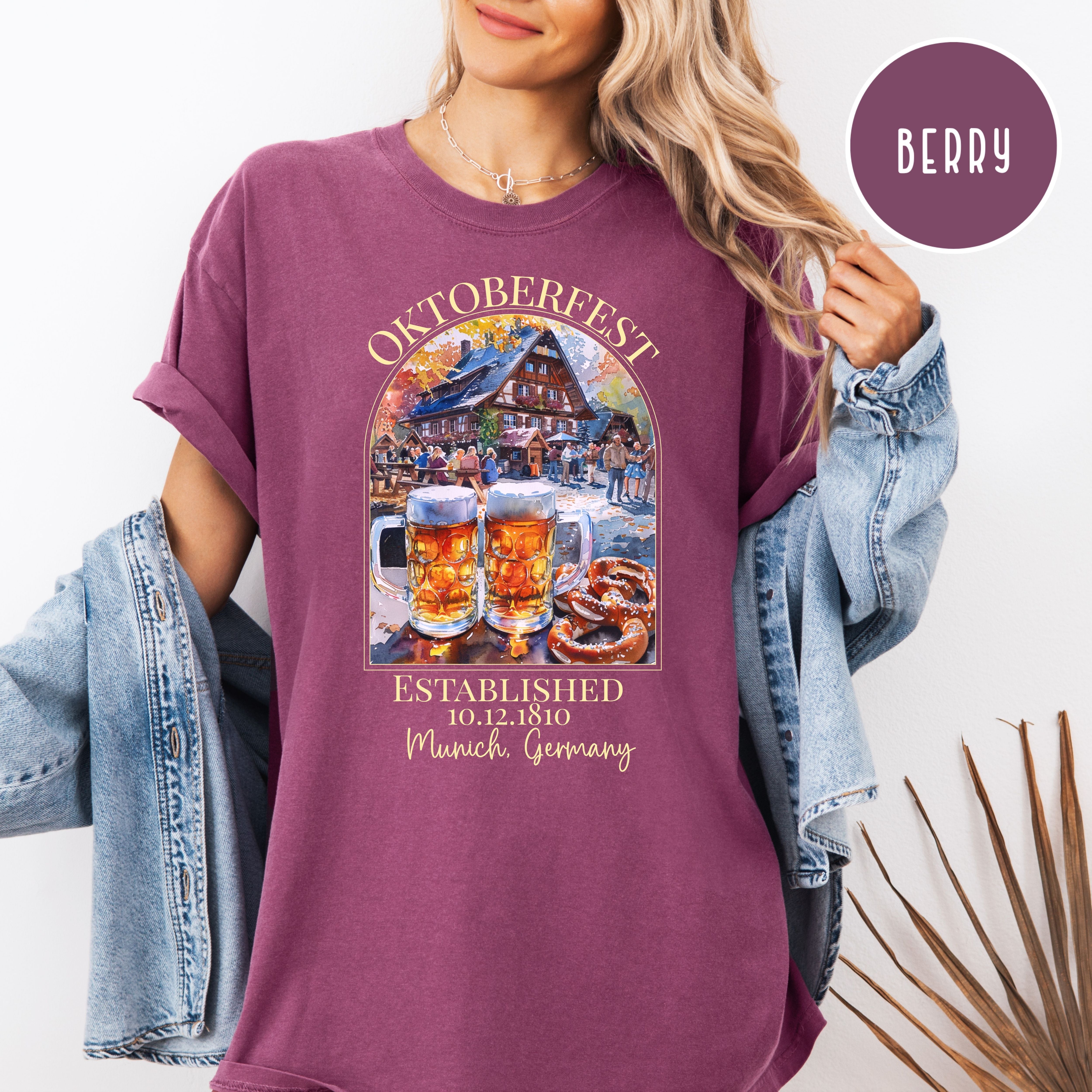 Oktoberfest Celebration Comfort Colors Tee Shirt
