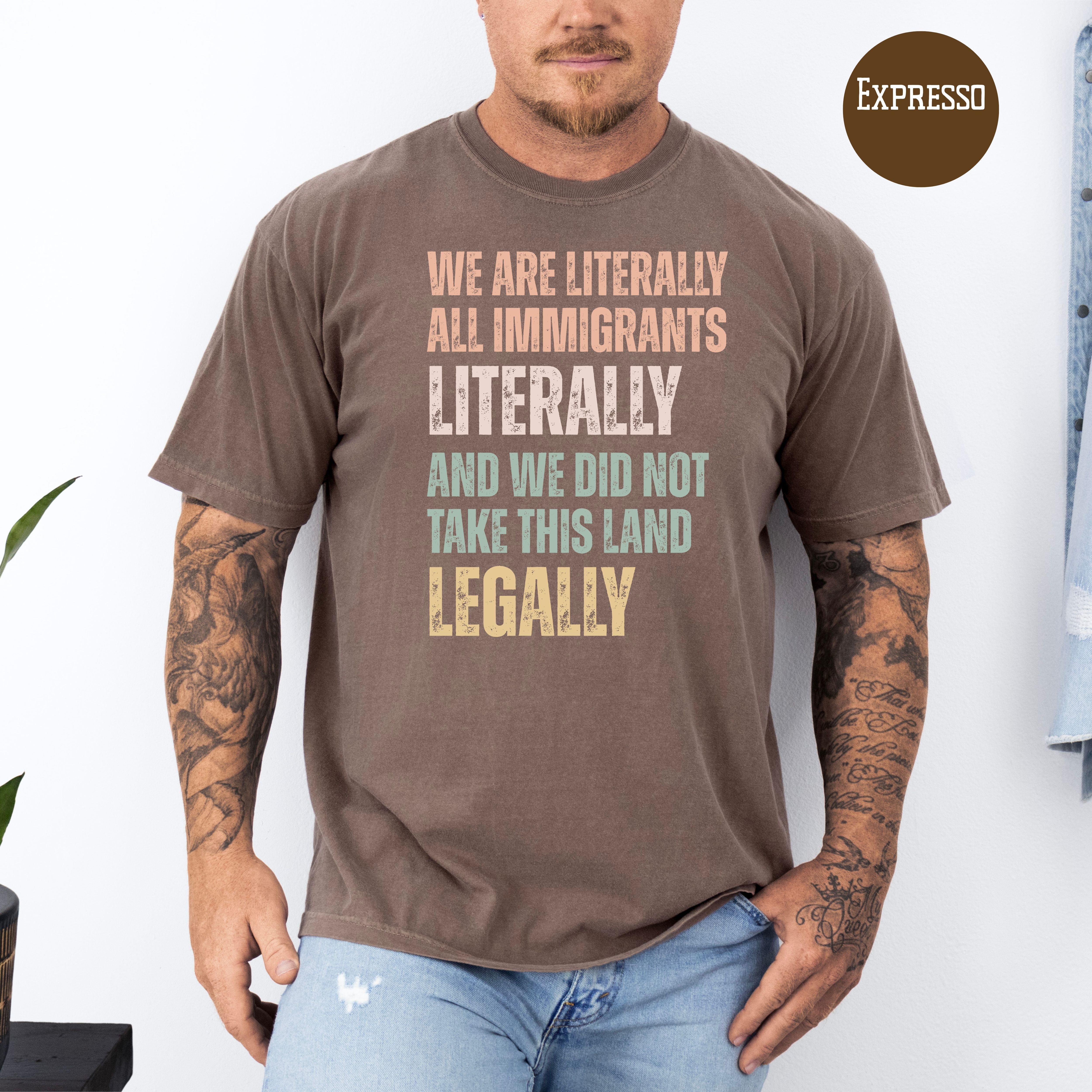 Pro-Immigration Comfort Colors Protest T-Shirt