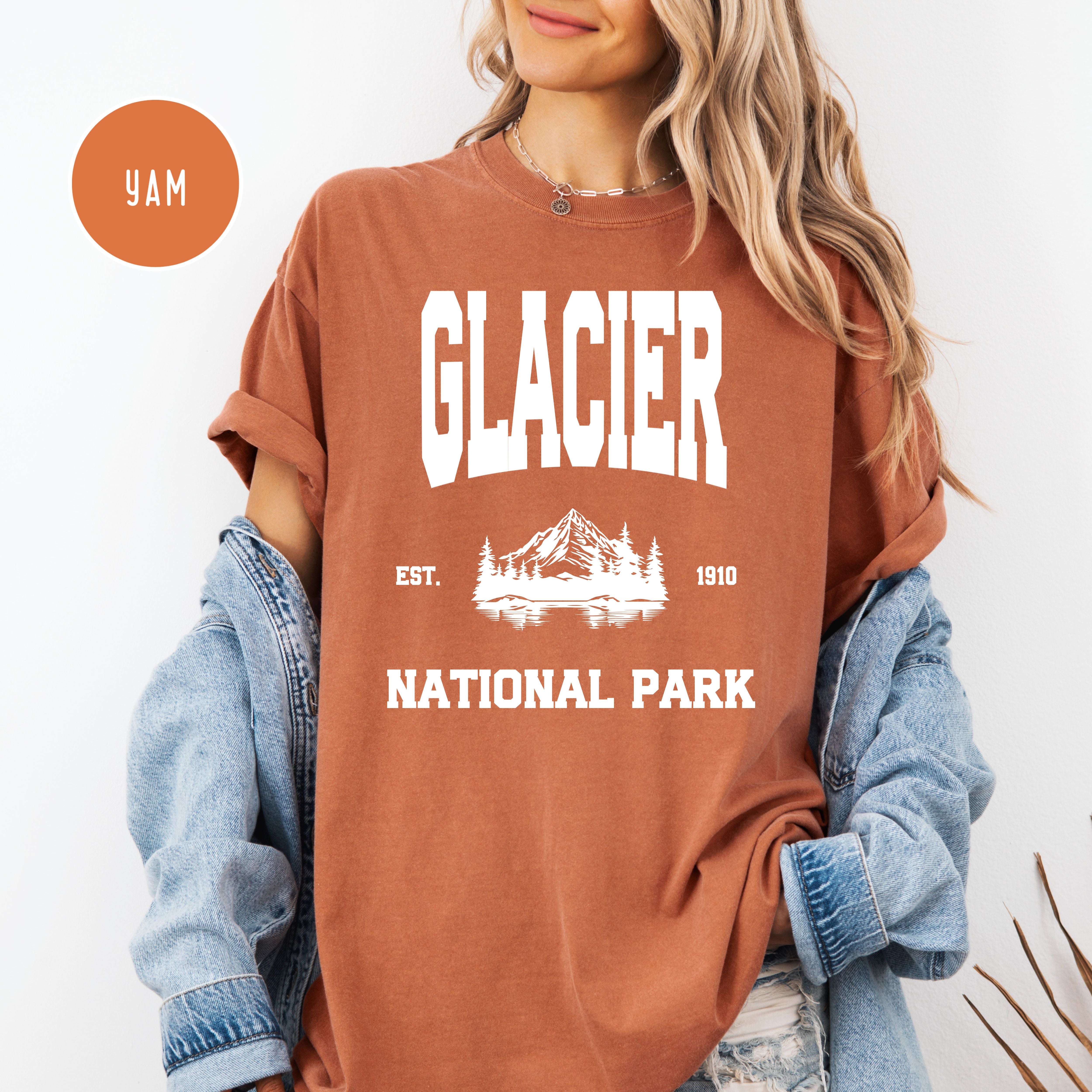 Glacier National Park Montana Comfort Colors Tee