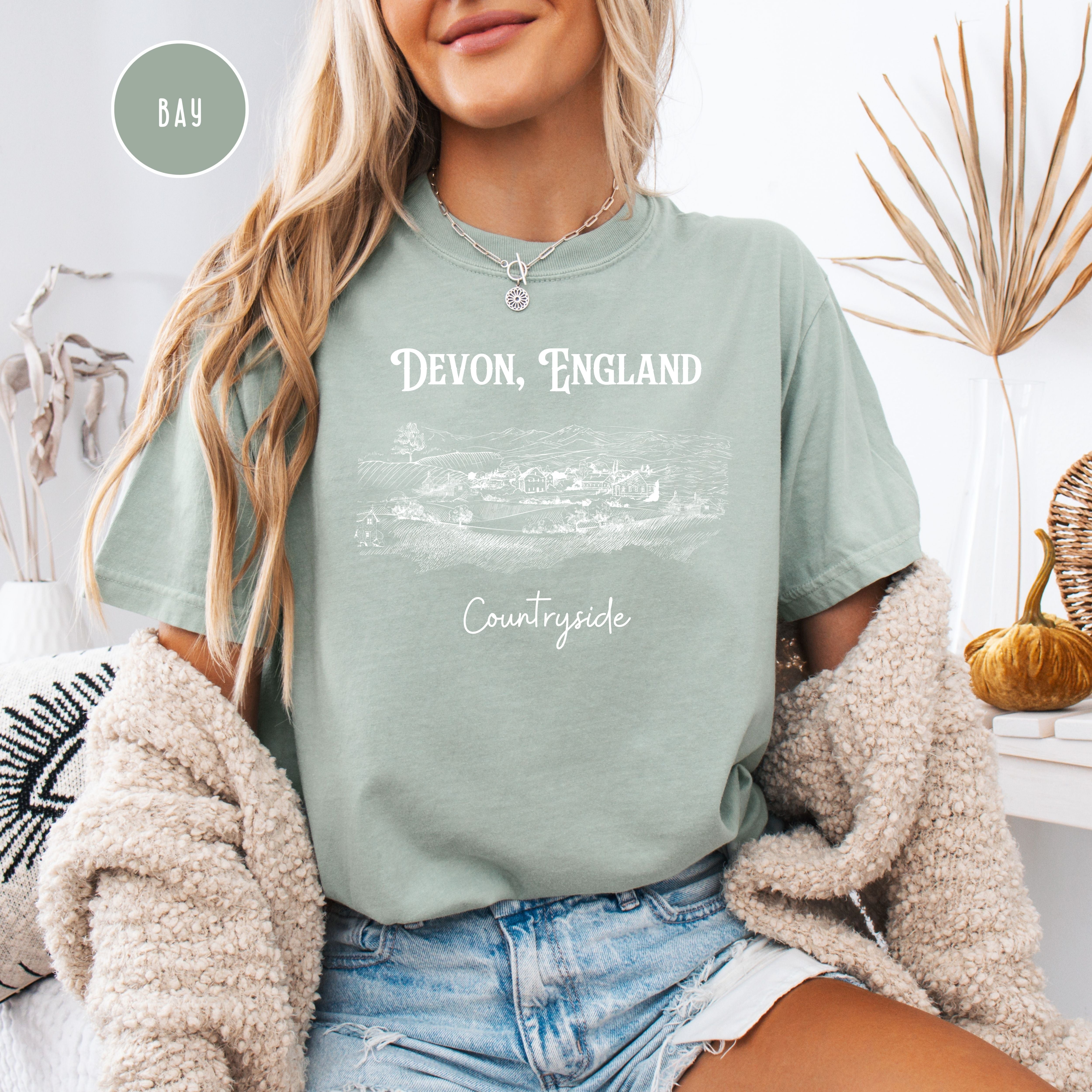 Devon England Countryside Comfort Colors® Tee