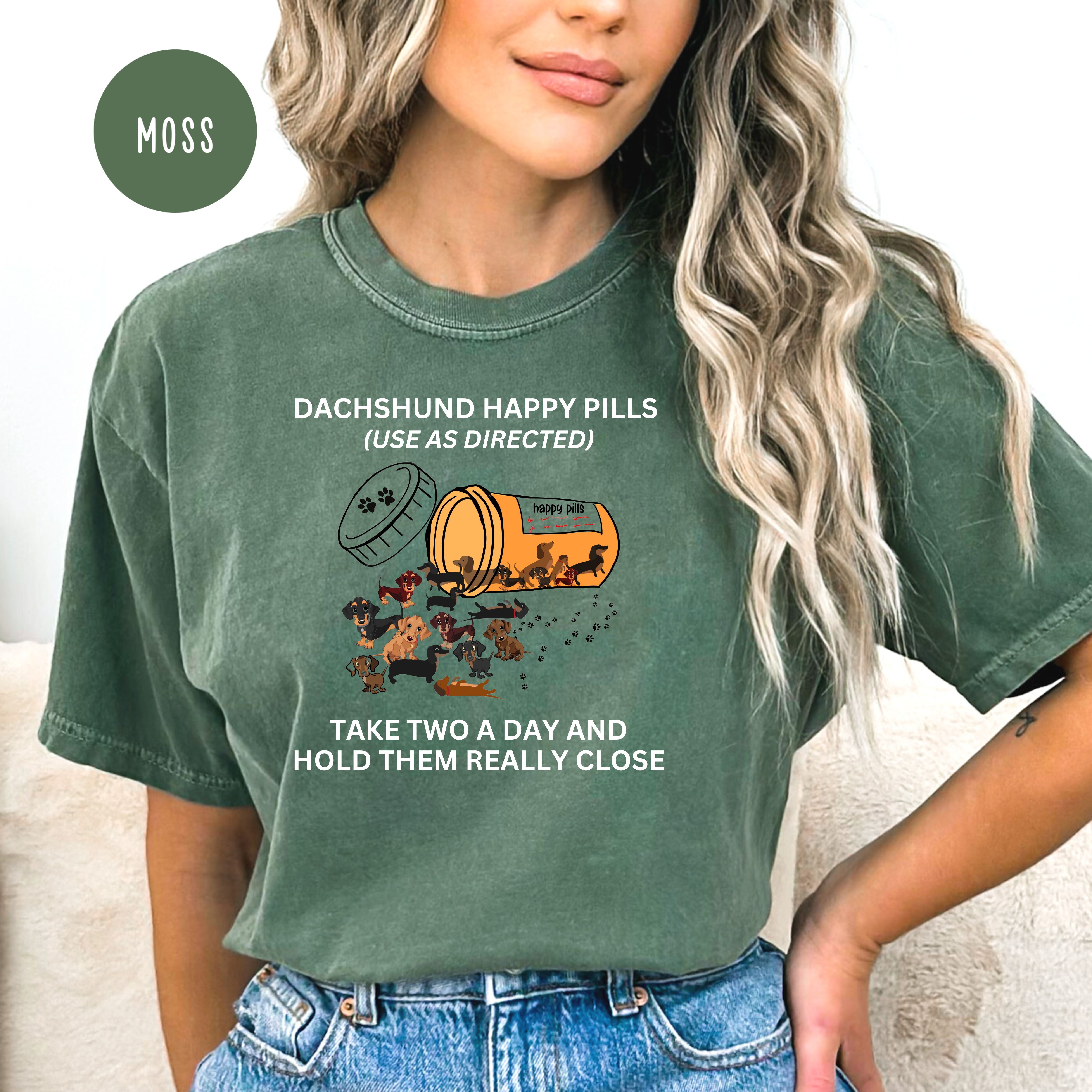 Dachshund Happy Pills Comfort Colors® Tee