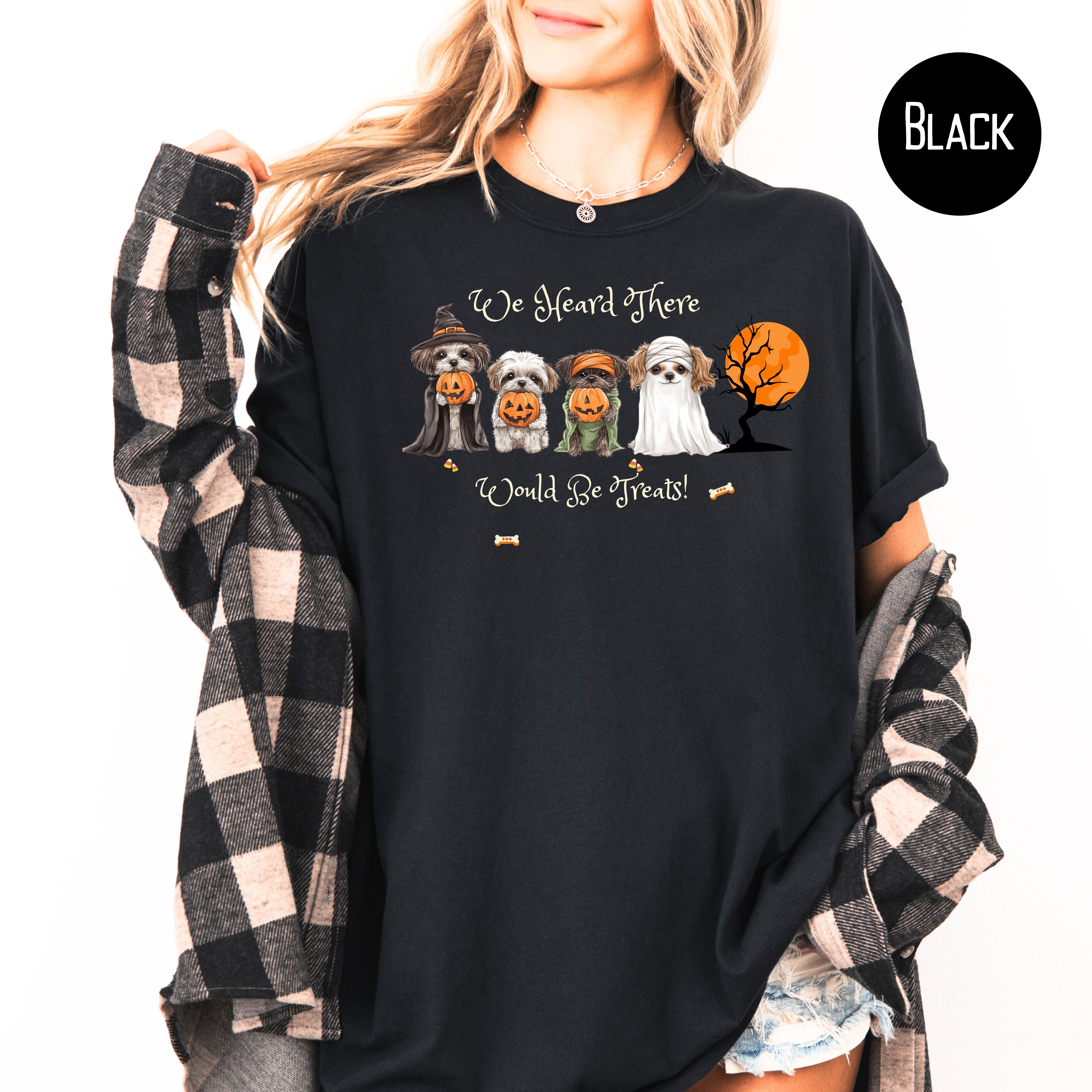 Dog Lover Comfort Colors Halloween Tee Shirt for Dog Mama