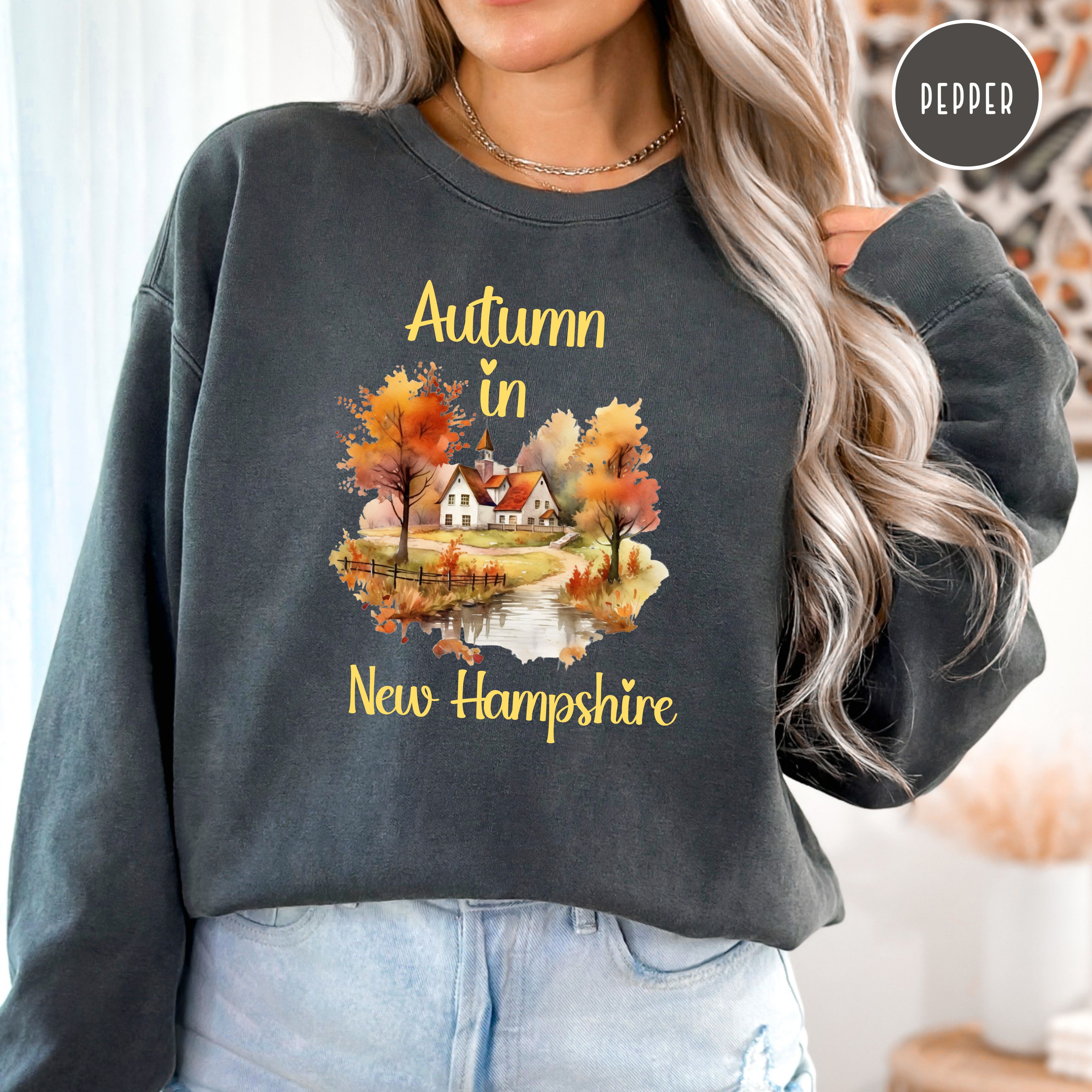 New Hampshire Autumn Comfort Colors® Sweatshirt