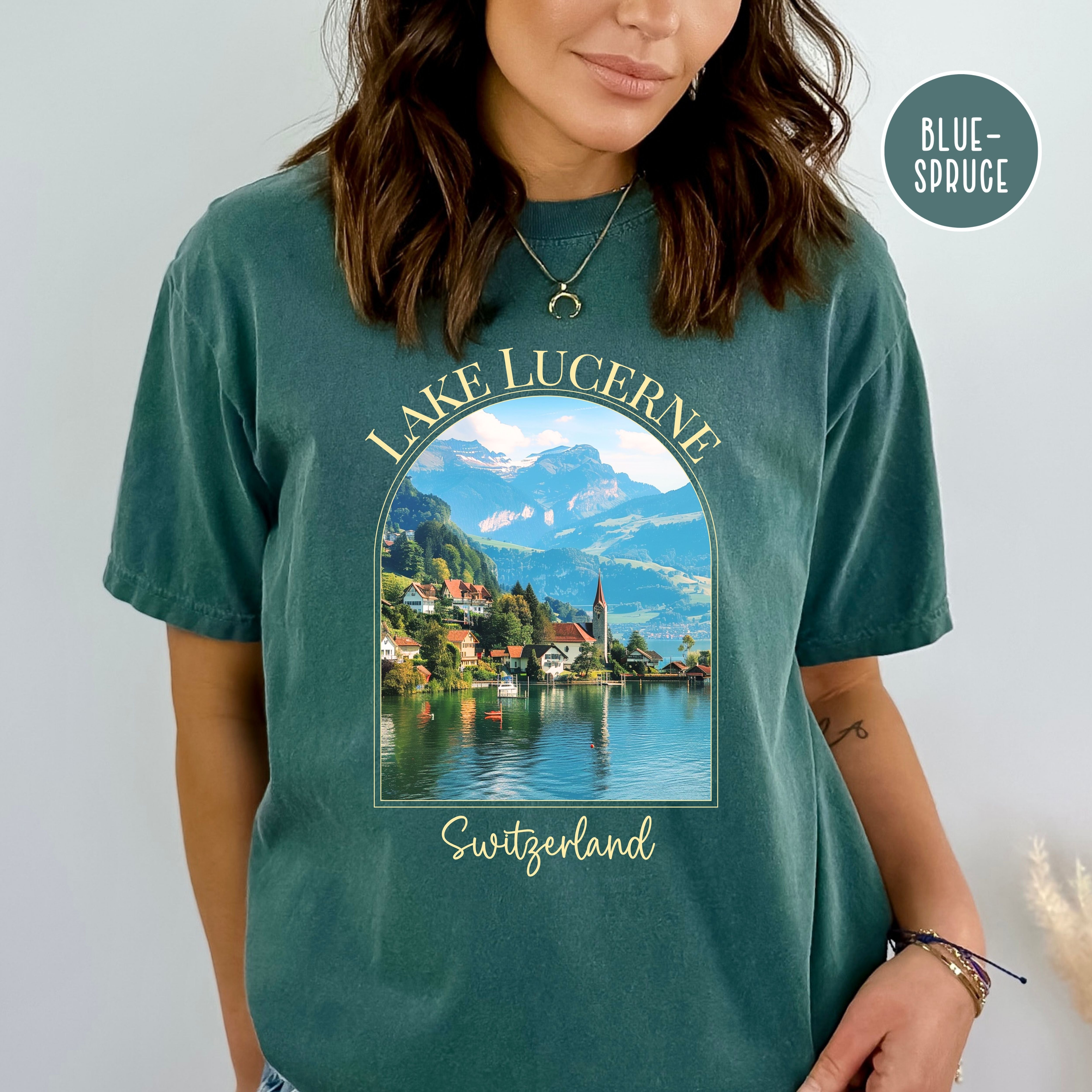 Lake Lucerne Switzerland Comfort Colors® Tee
