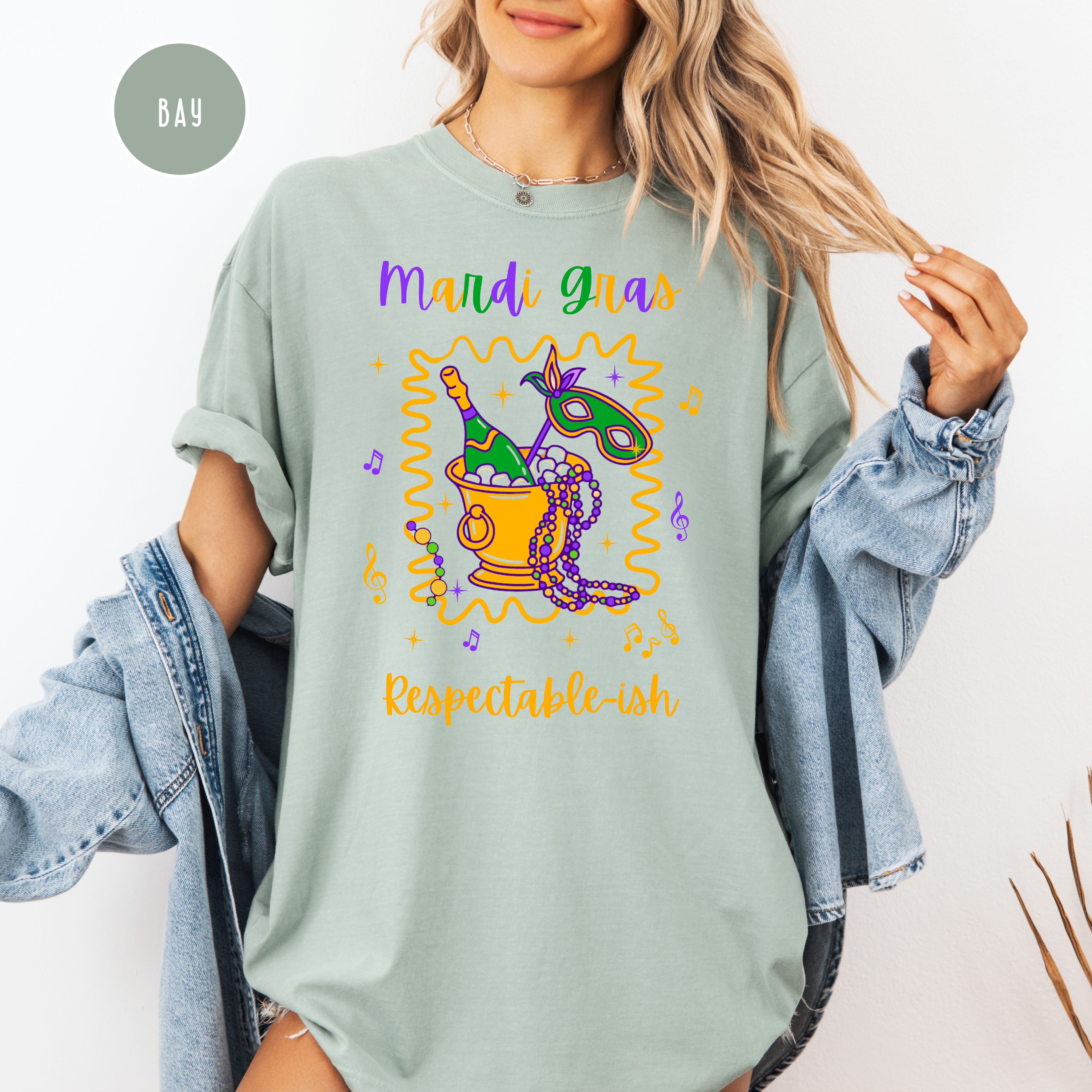 Mardi Gras Celebration Comfort Colors T-Shirt, New Orleans Travel Shirt