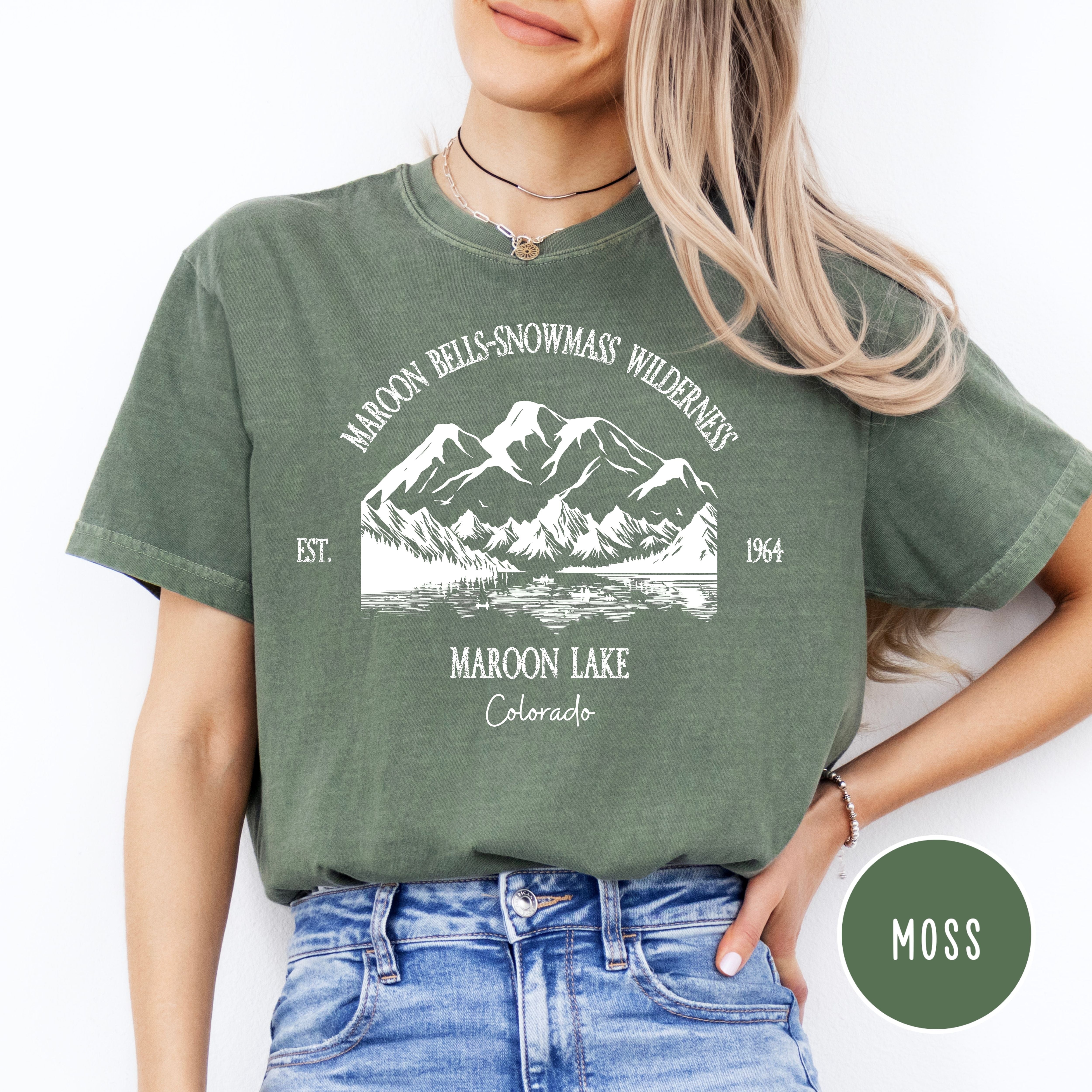 Maroon Bells-Snowmass Wilderness Maroon Lake Comfort Colors® Tee