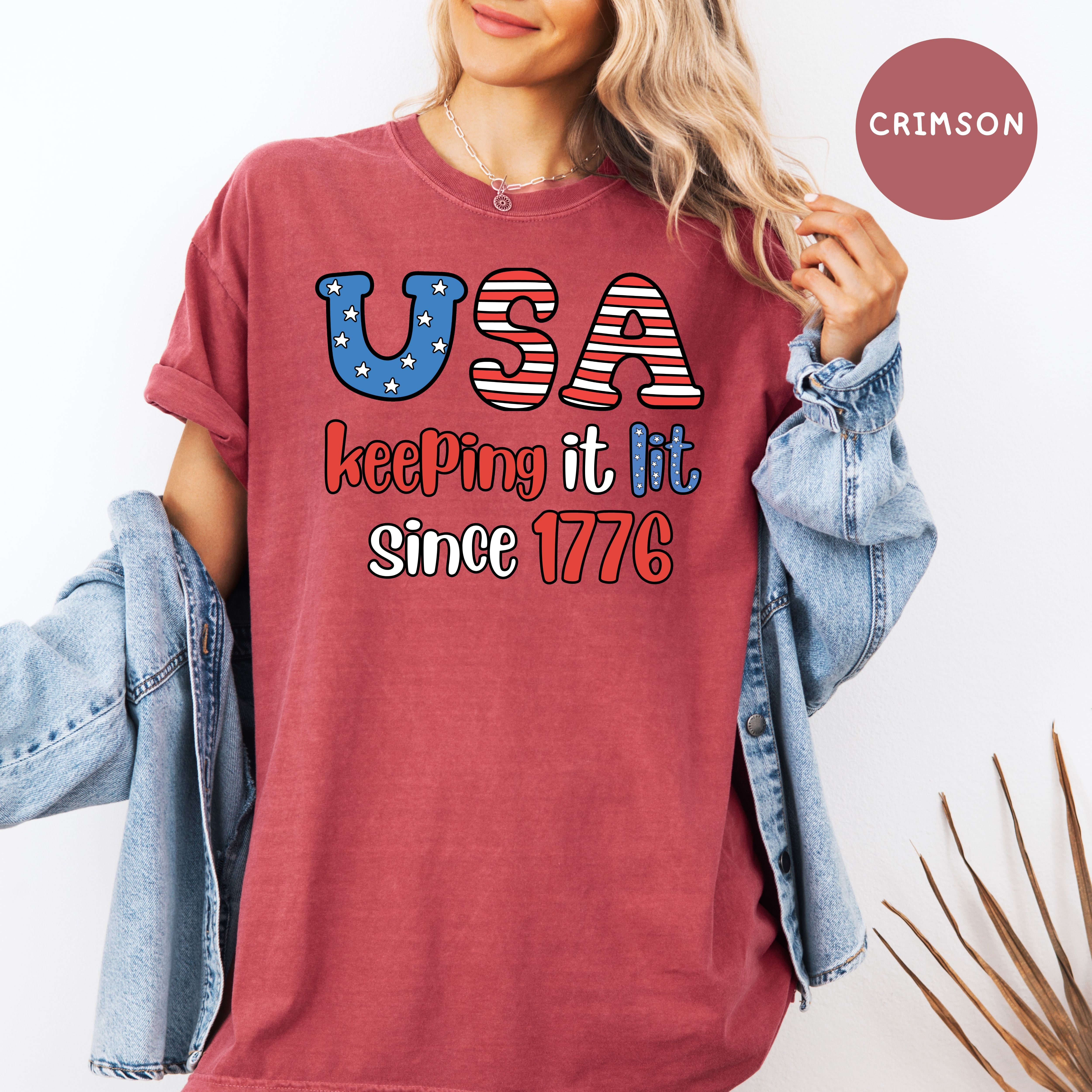 Celebrate America 250 Years Comfort Colors 4th of July Shirt