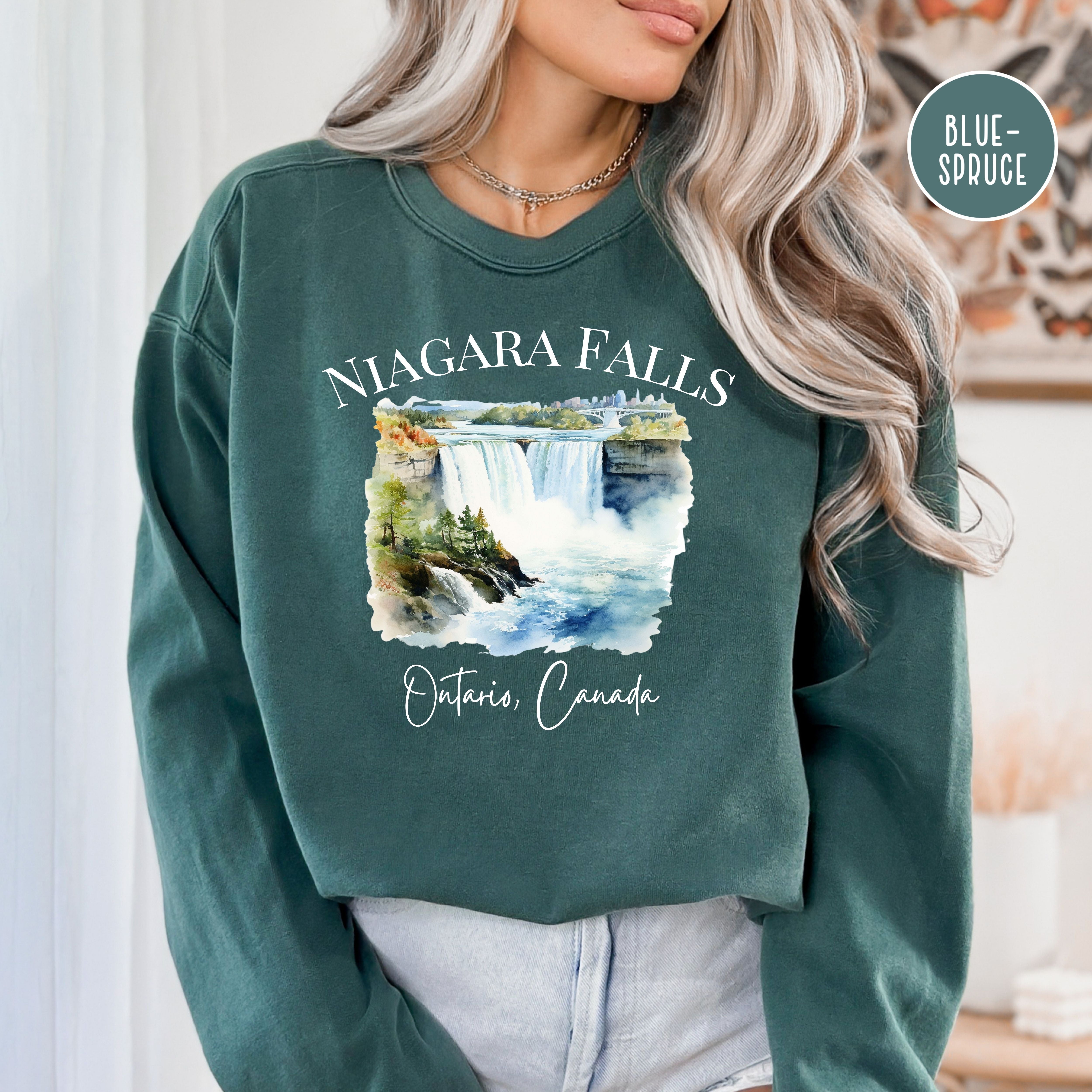 Niagara Falls Ontario Canada Comfort Colors Sweatshirt