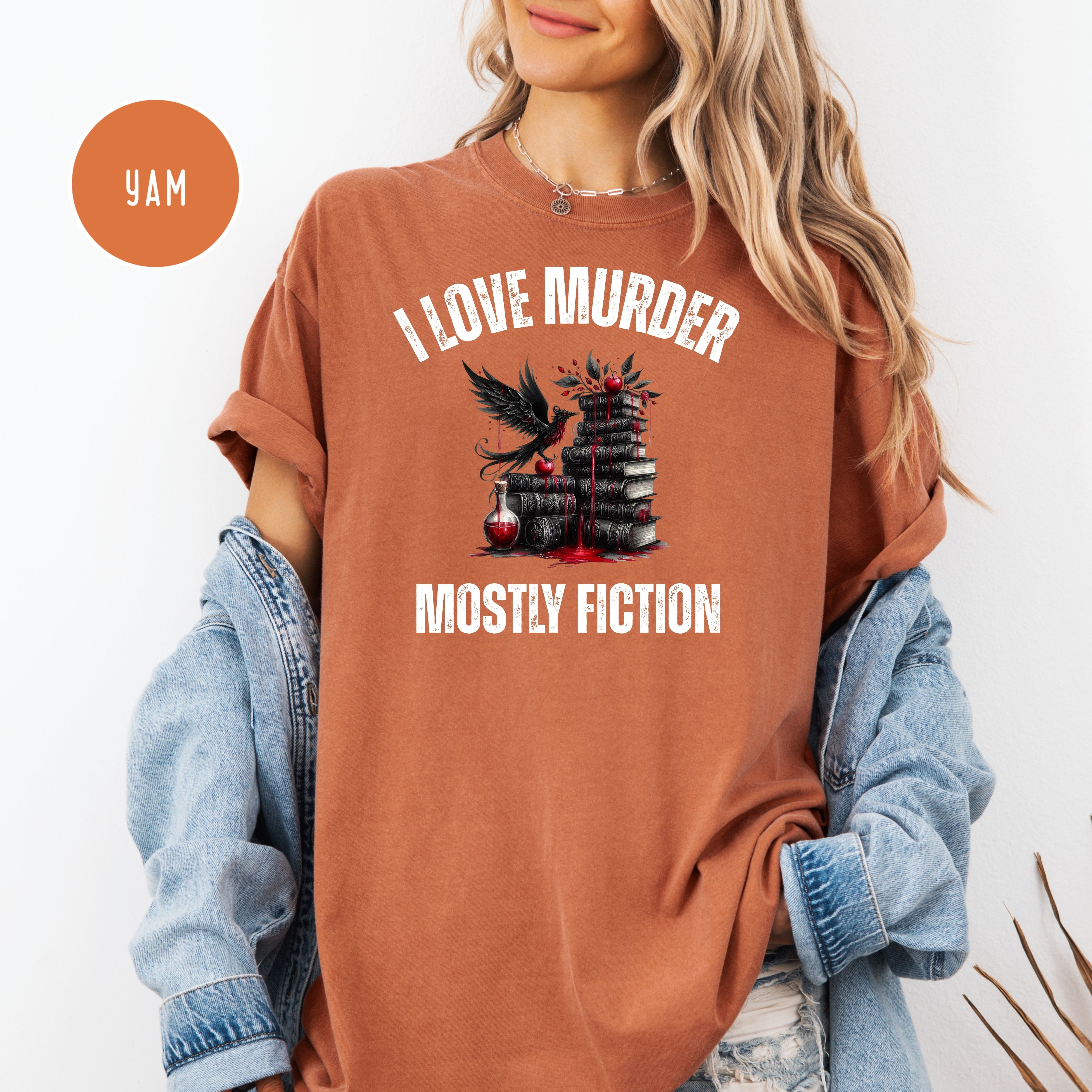 Murder Mystery Book Lover Unisex Comfort Colors T-Shirt