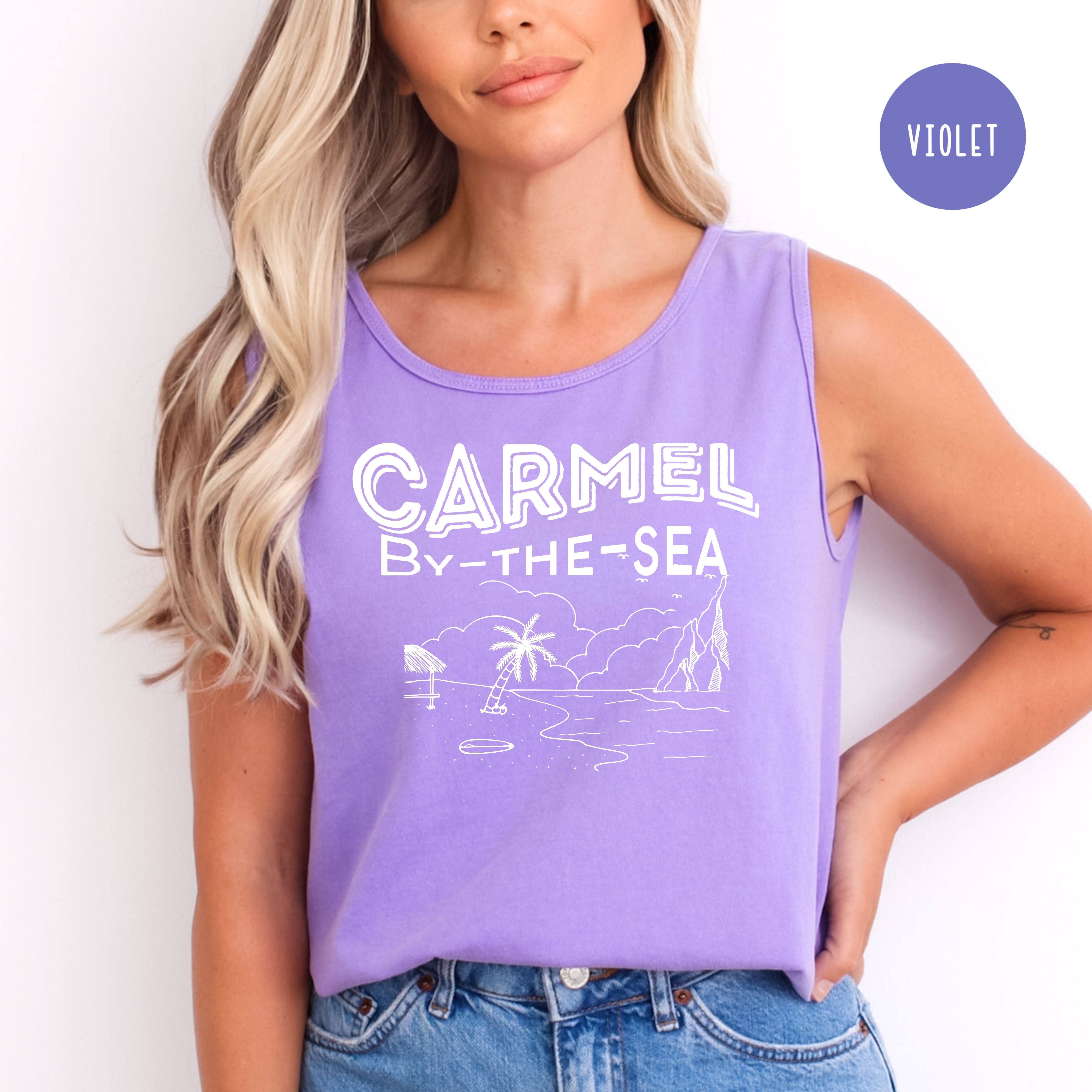 Carmel By The Sea Comfort Colors Tank Top