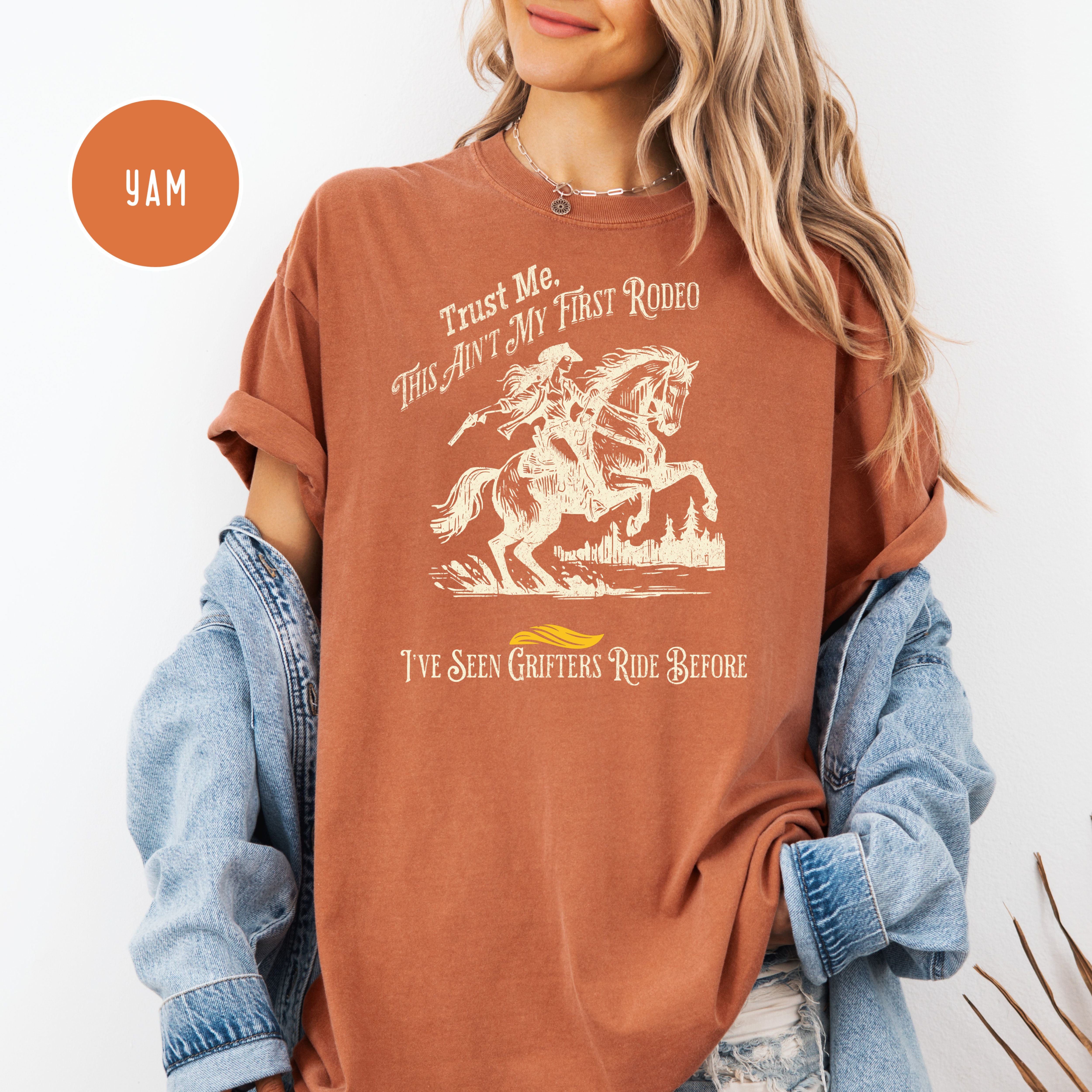 Anti Trump Not My First Rodeo Comfort Colors Political Tee Shirt